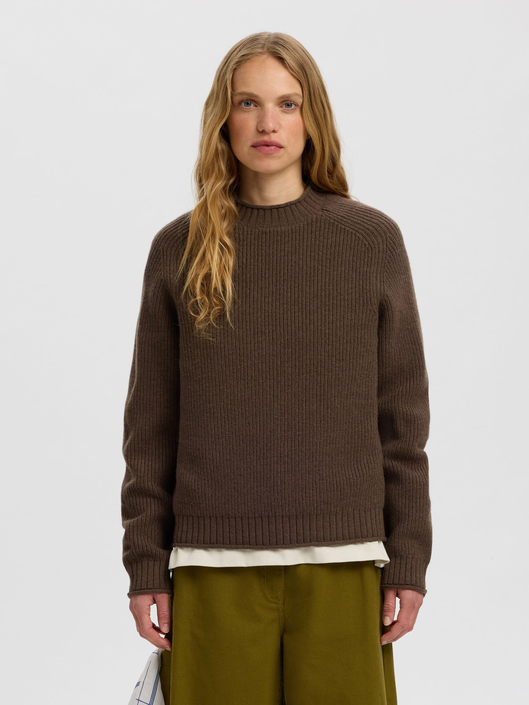 WOOL KNITTED JUMPER