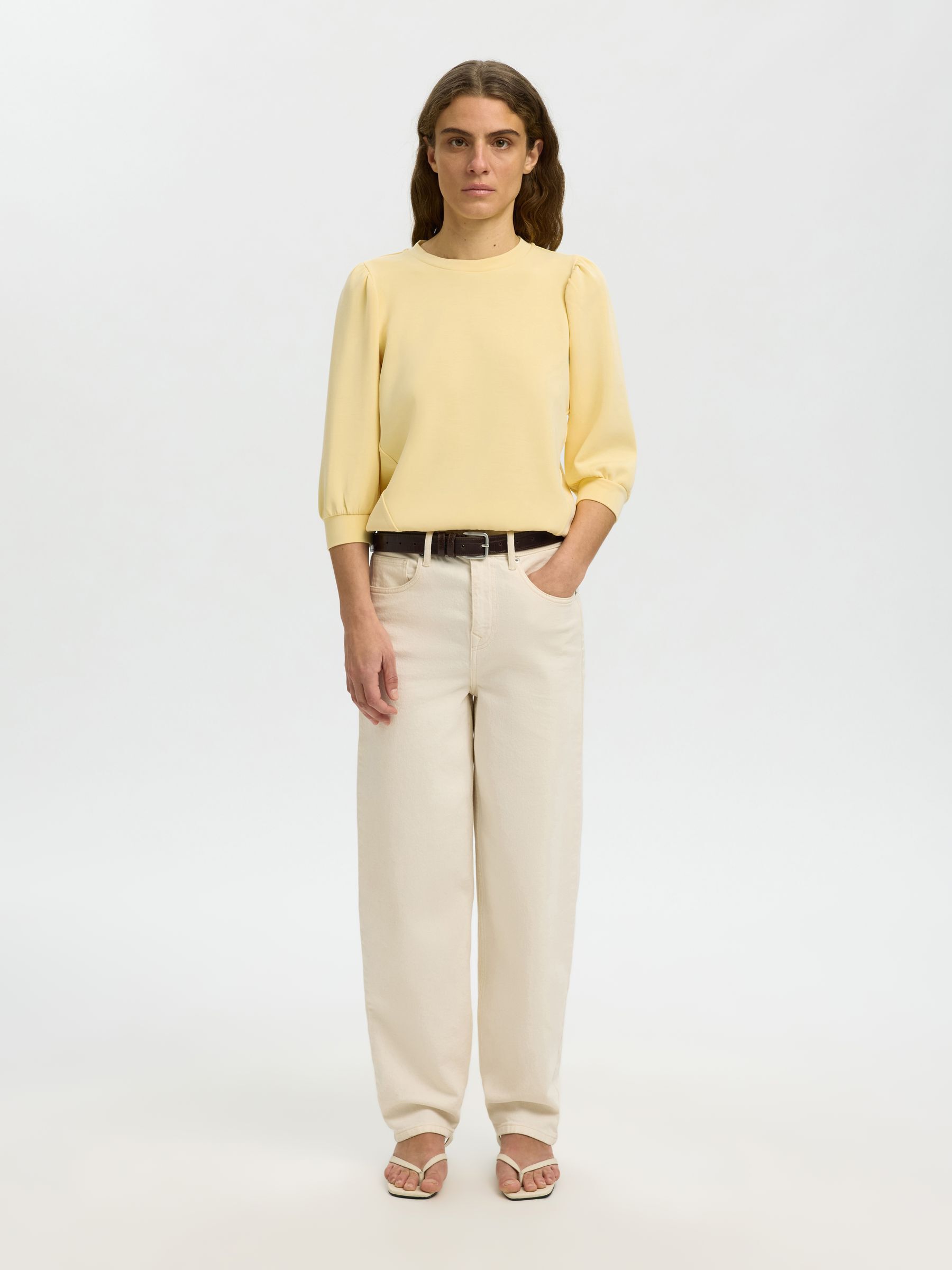 PUFF SLEEVE SWEATSHIRT