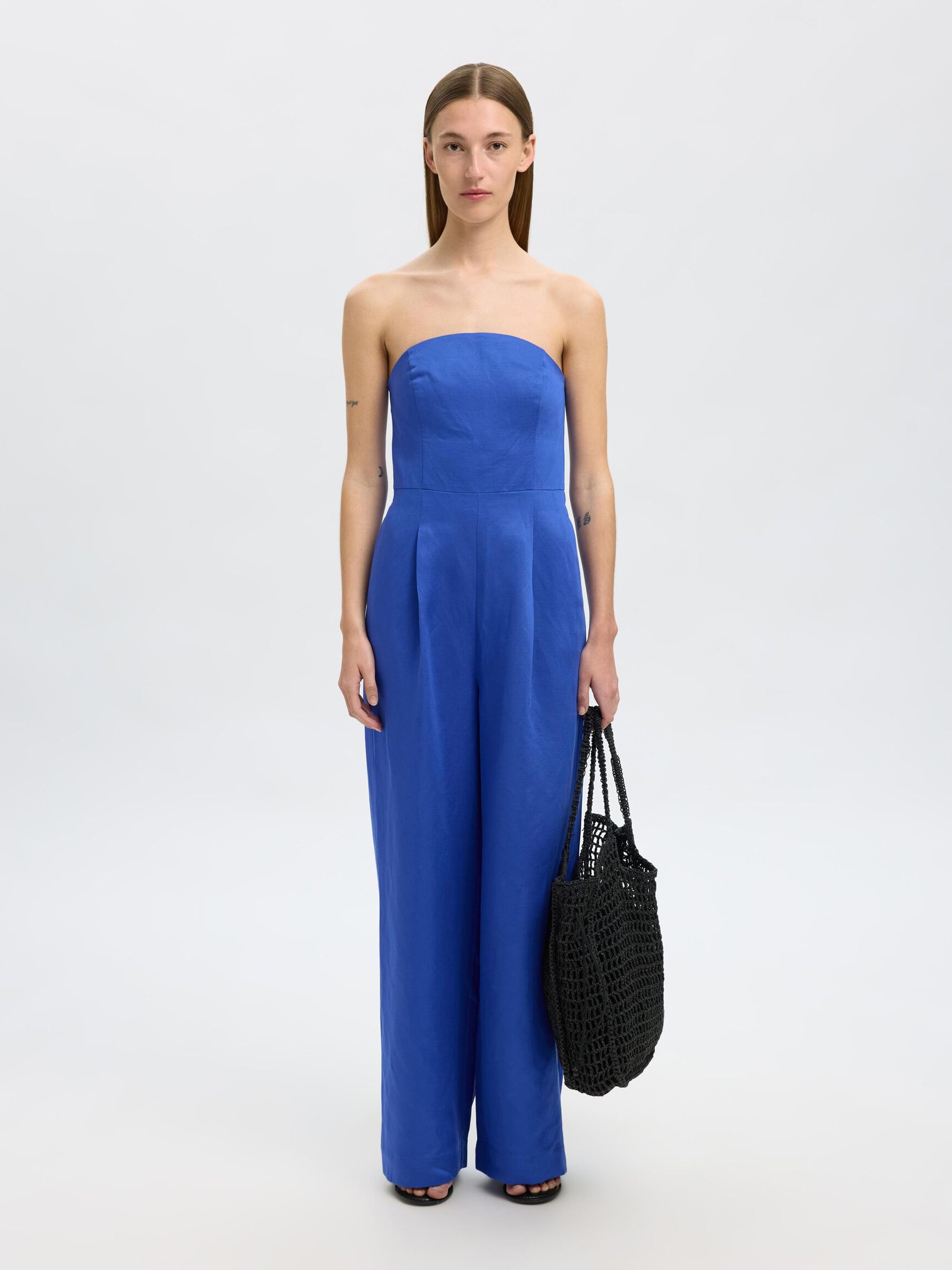 LINEN BLEND JUMPSUIT