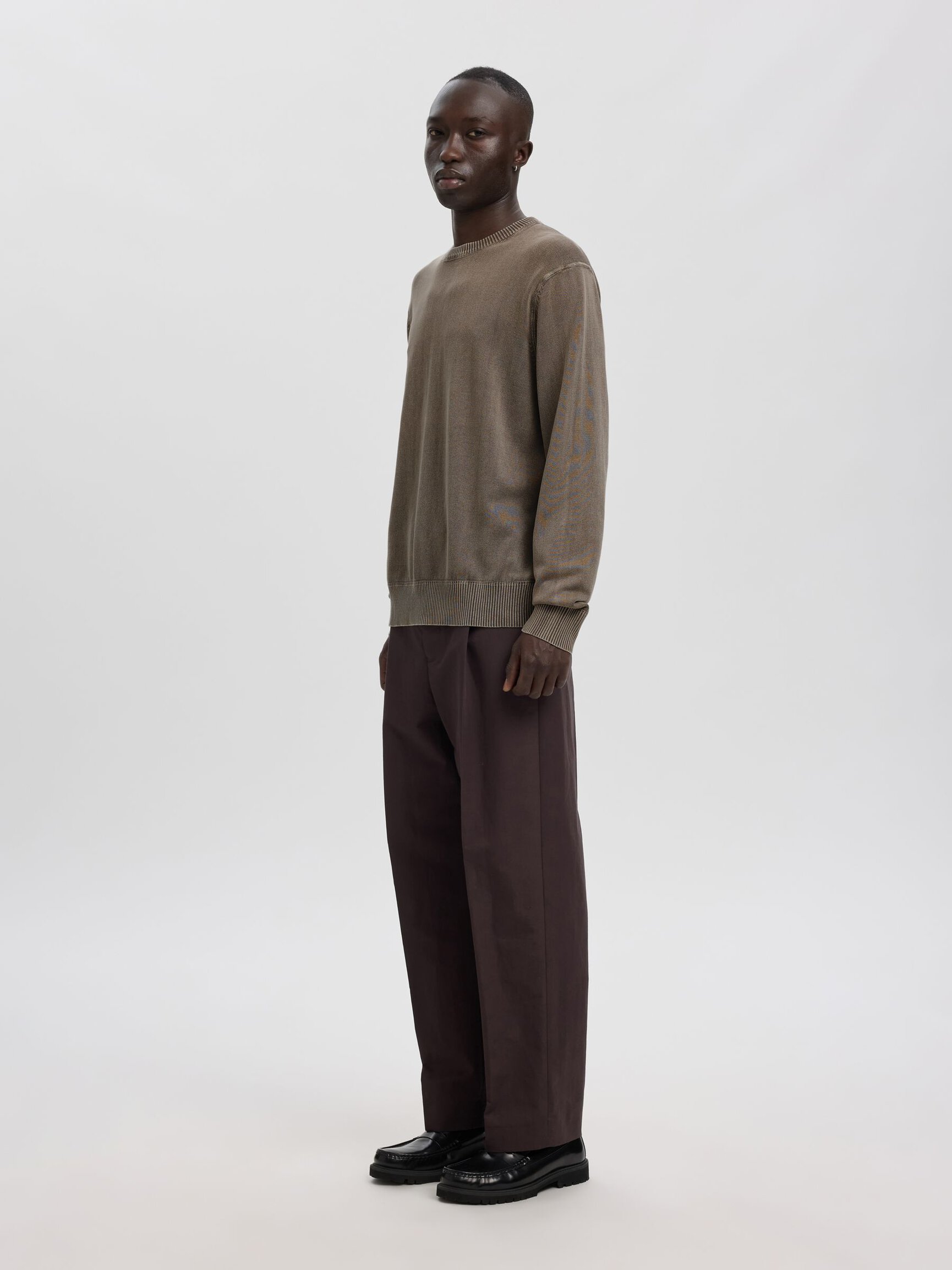 COTTON CREWNECK JUMPER