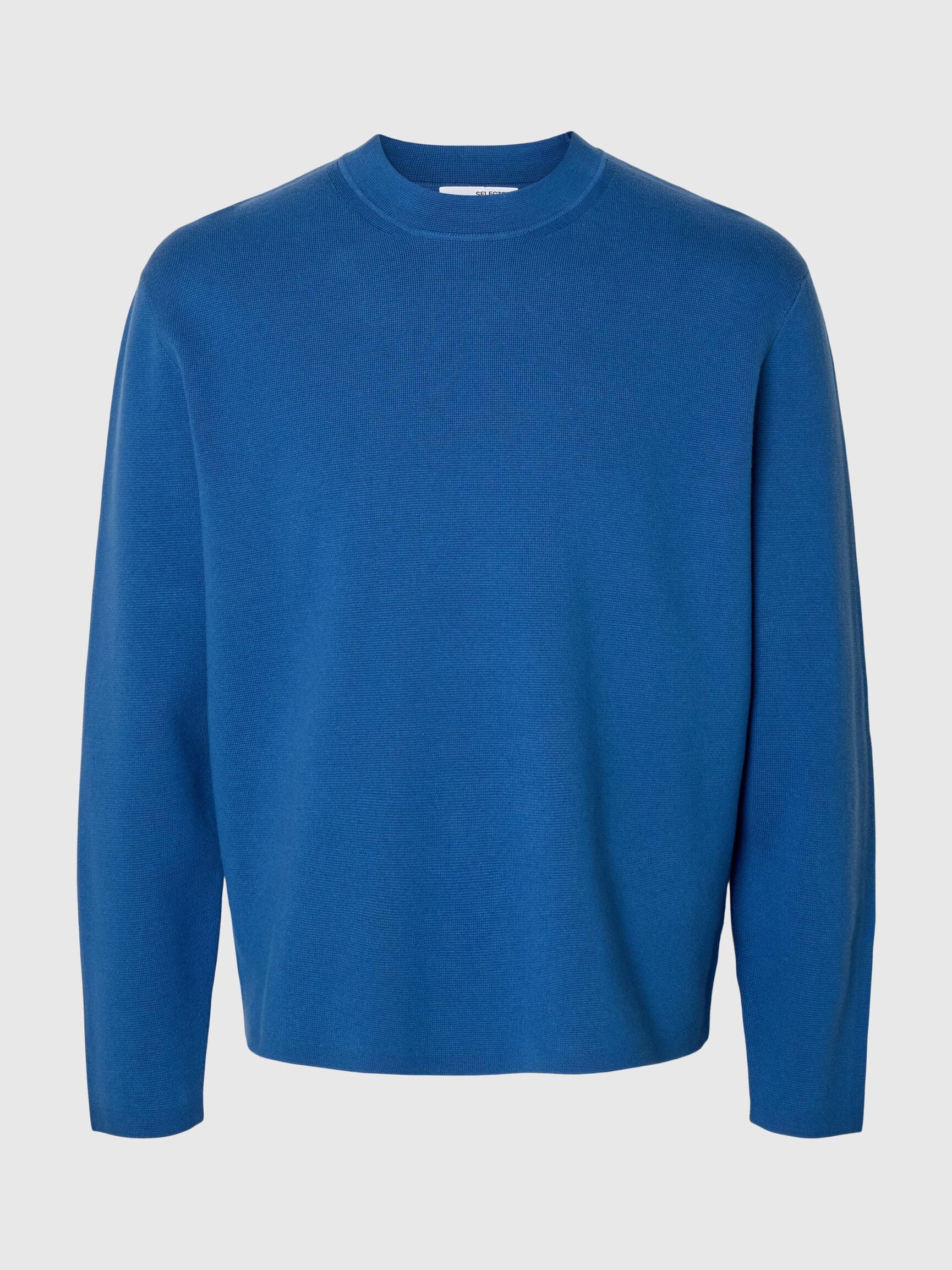 RELAXED FIT COTTON BLEND PULLOVER