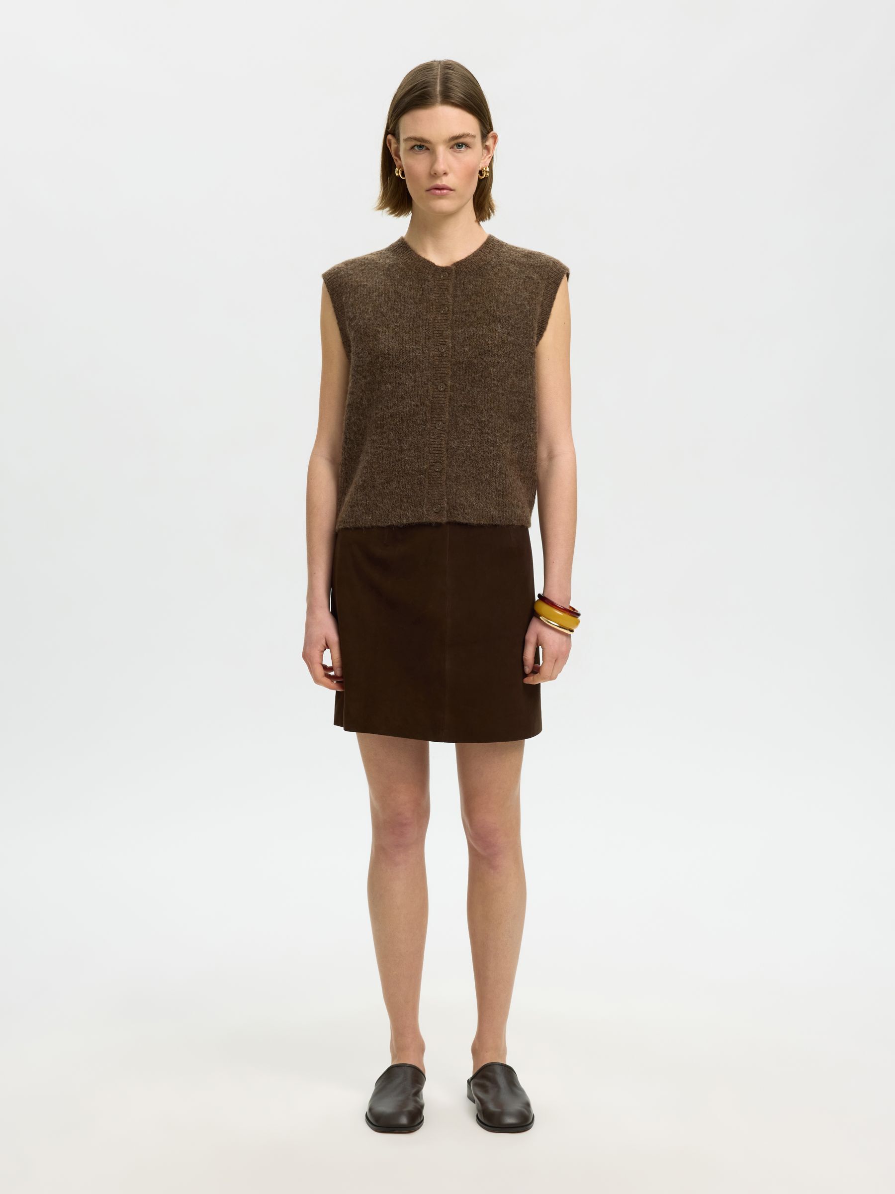 WOOL BLEND  WAISTCOAT