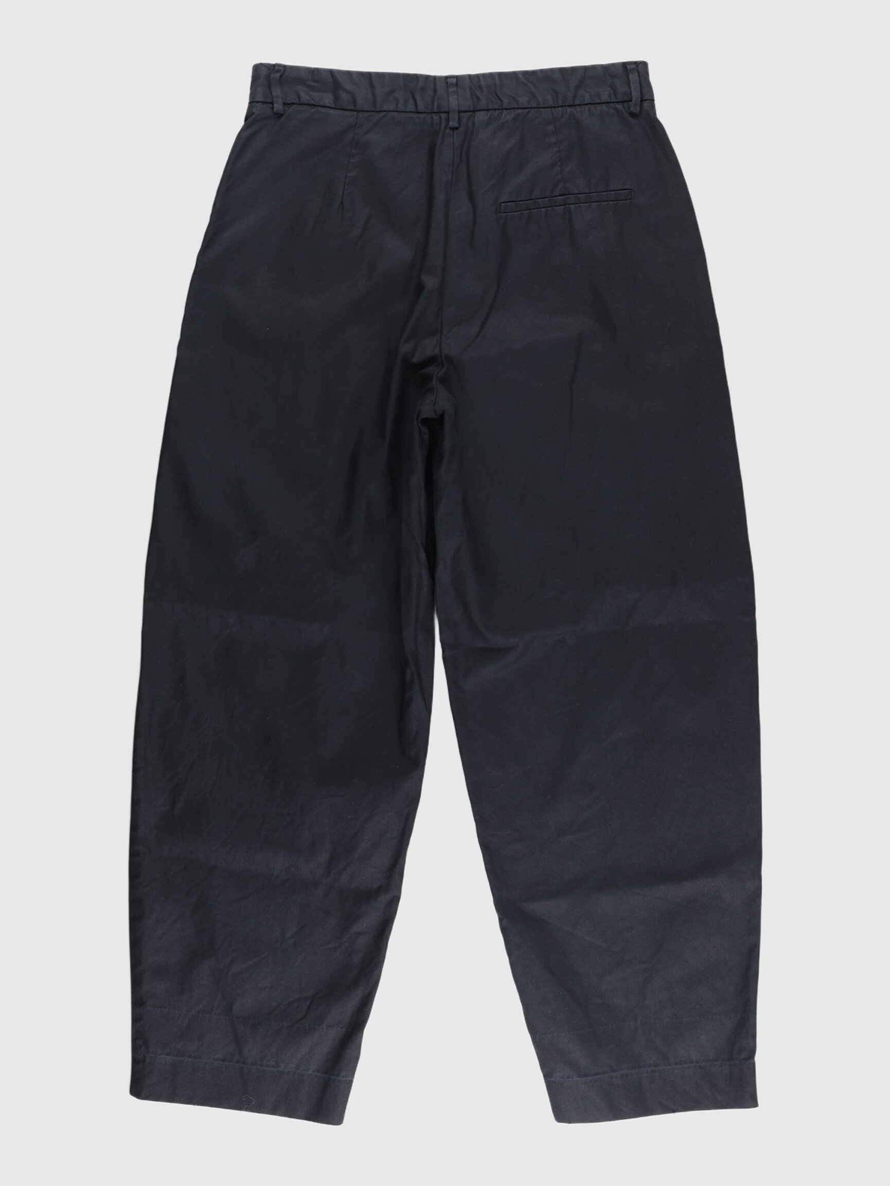 MID WAIST BUKSER MED BARREL-FIT