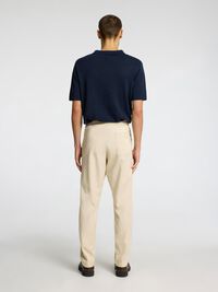 CLASSIC TAPERED TROUSERS, Oatmeal, highres