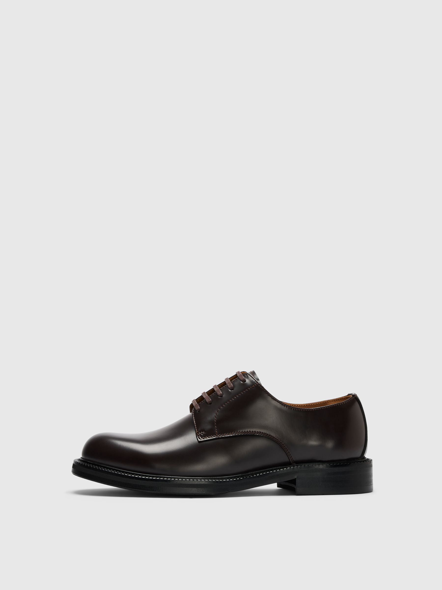 LEATHER DERBY SHOES
