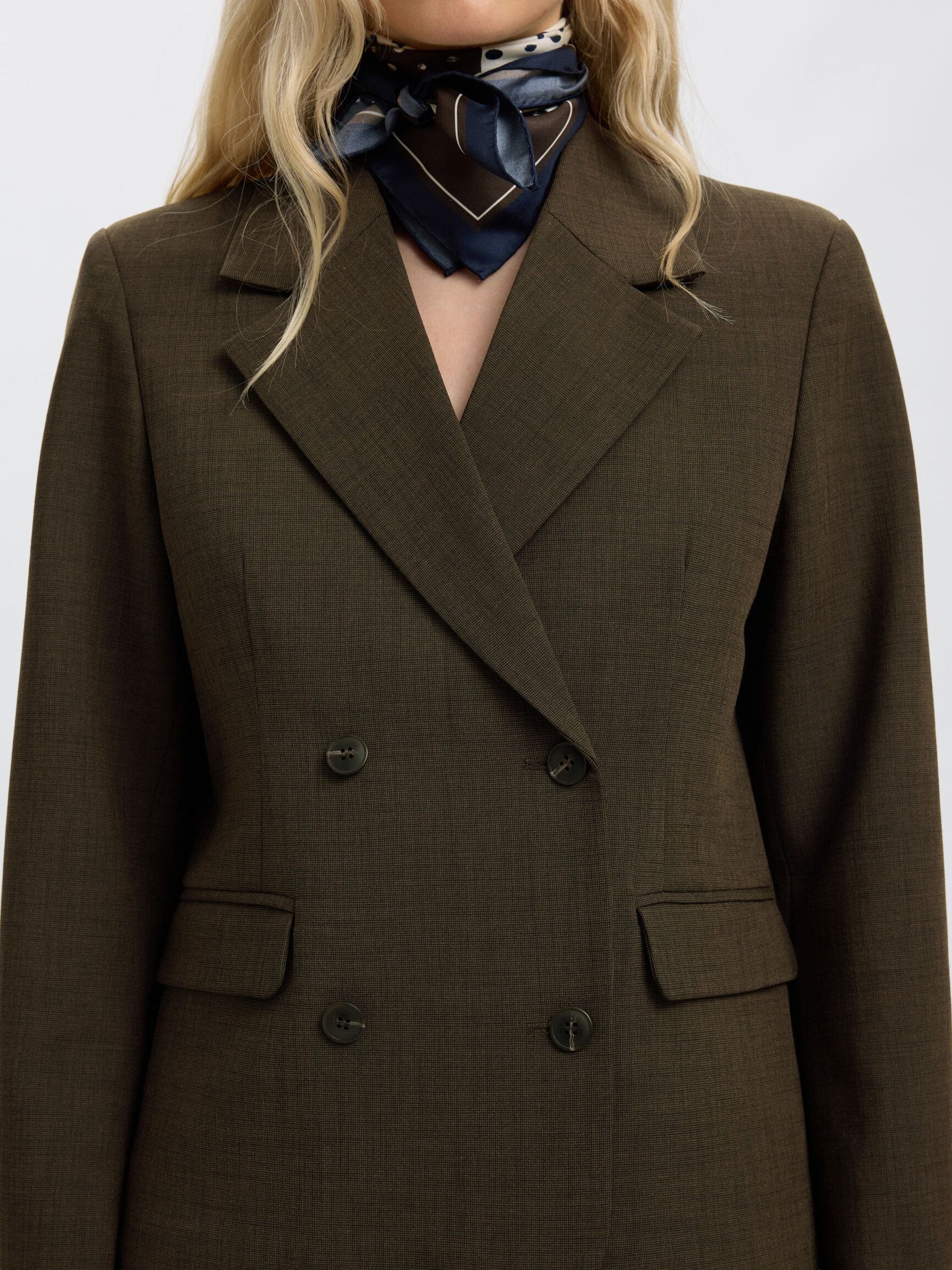 REGULAR FIT DOUBLE-BREASTED BLAZER