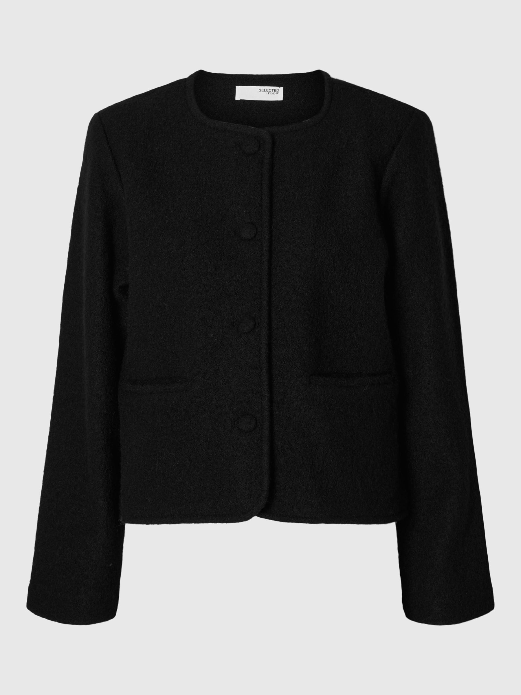 100% WOOL KNITTED CARDIGAN