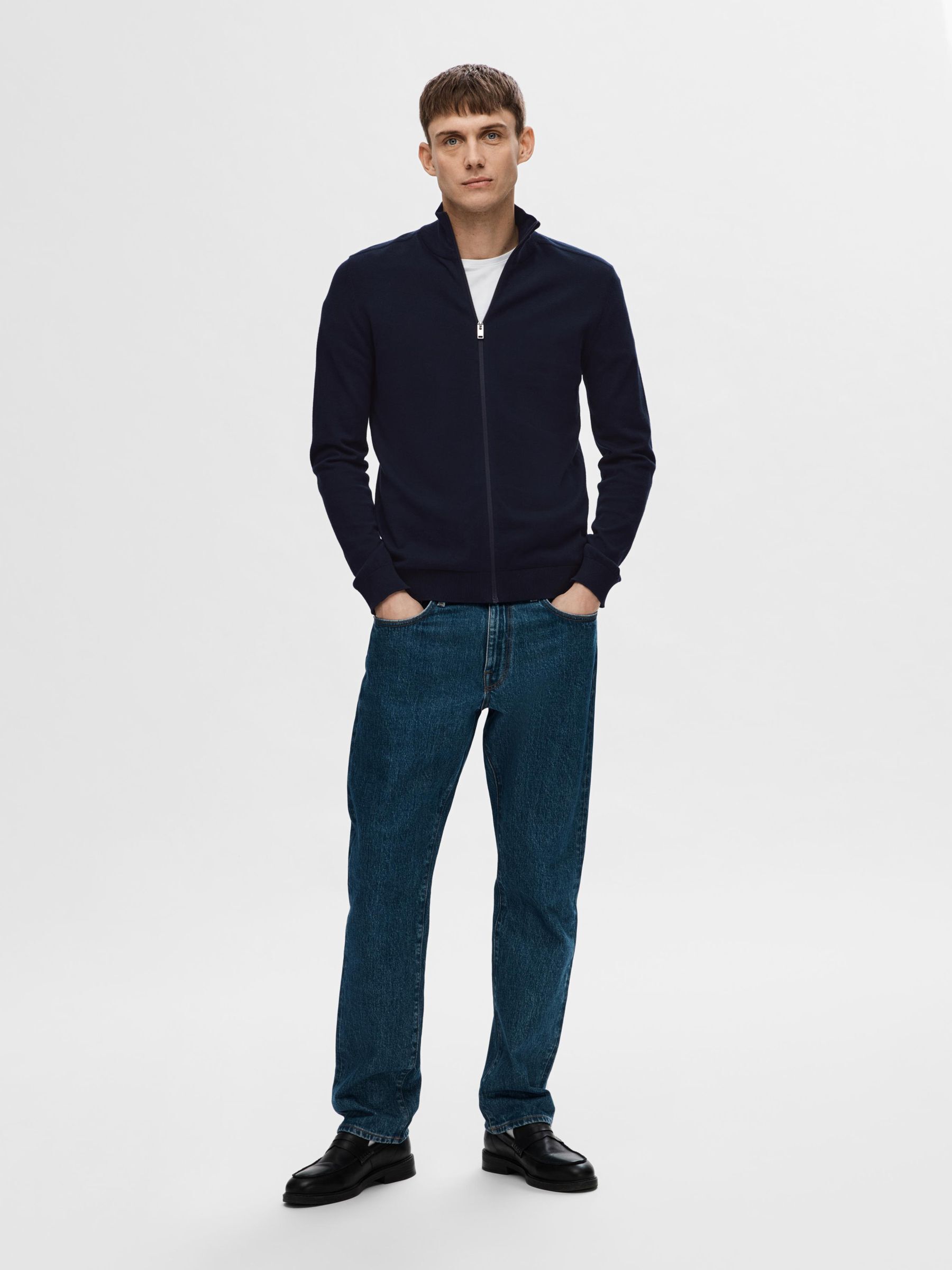 Blazer Lana Casual Cárdigan De Punto Para Hombre SELECTED HOMME