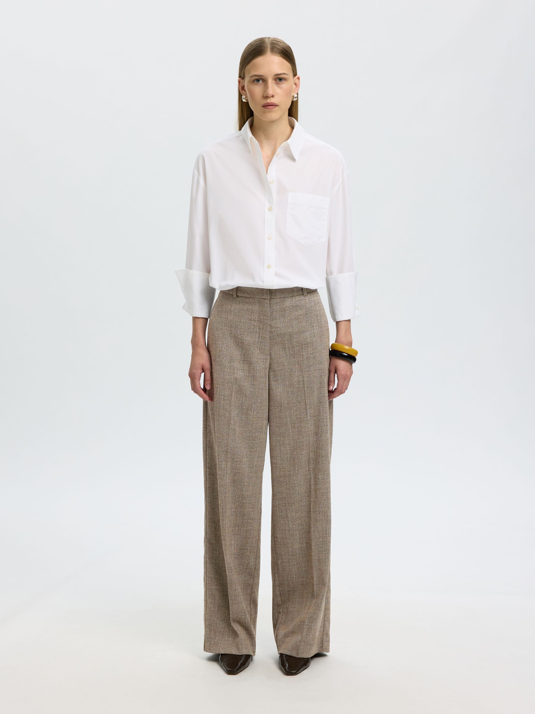 TAILLEUR PANTALON À JAMBE AMPLE