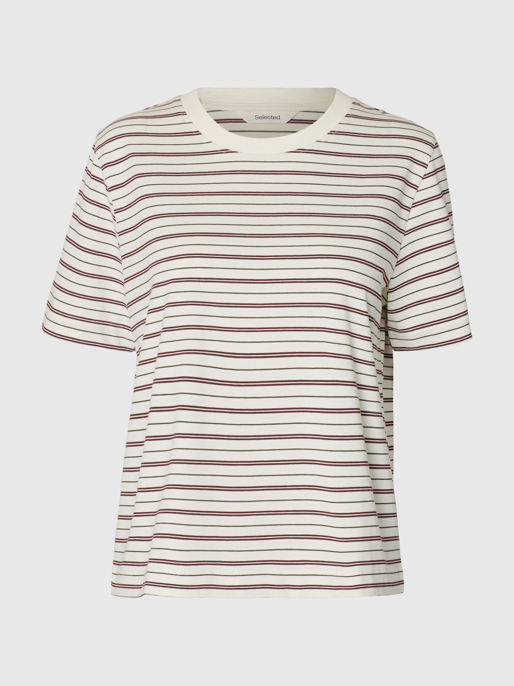 STRIPED BOXY FIT T-SHIRT