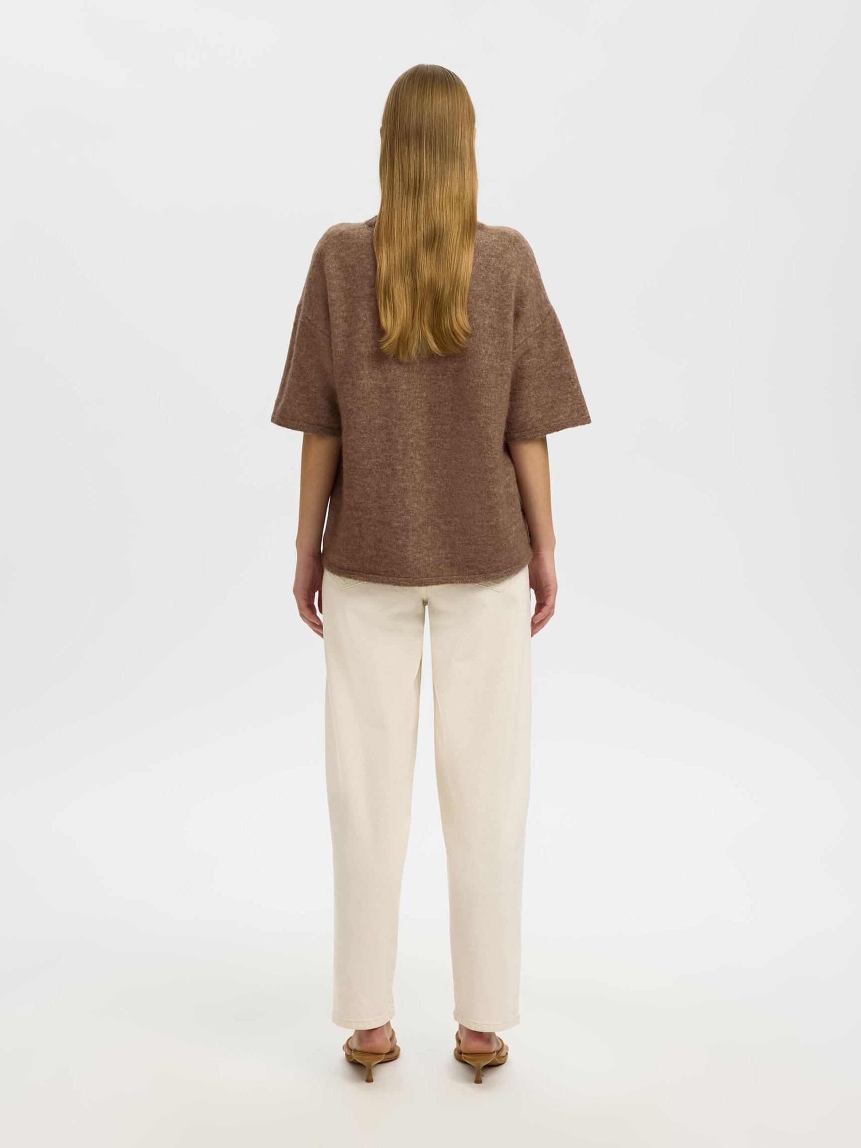 WOOL BLEND KNITTED PULLOVER