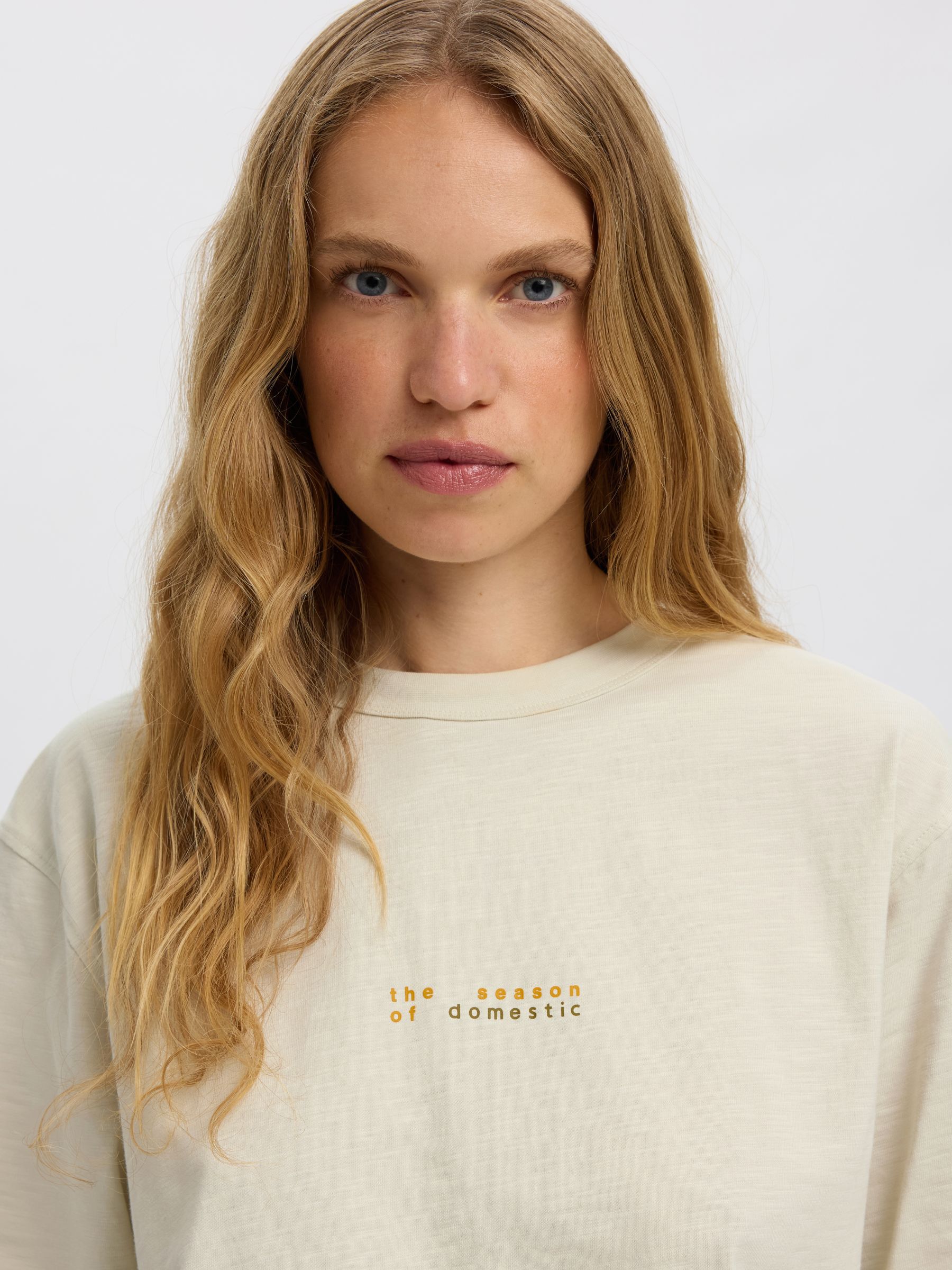 PRINT ØKOLOGISK BOMULD T-SHIRT