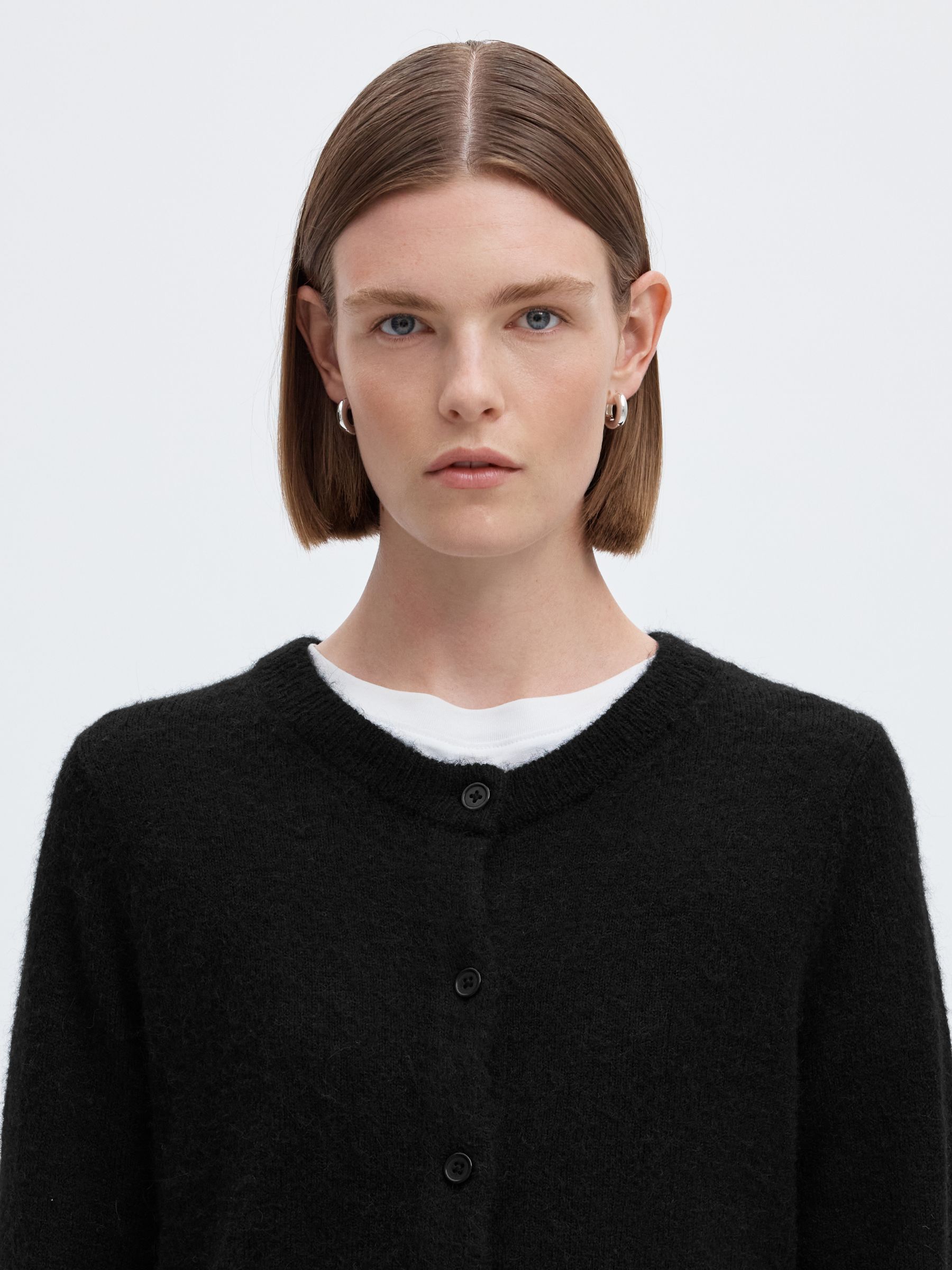 WOOL BLEND CARDIGAN