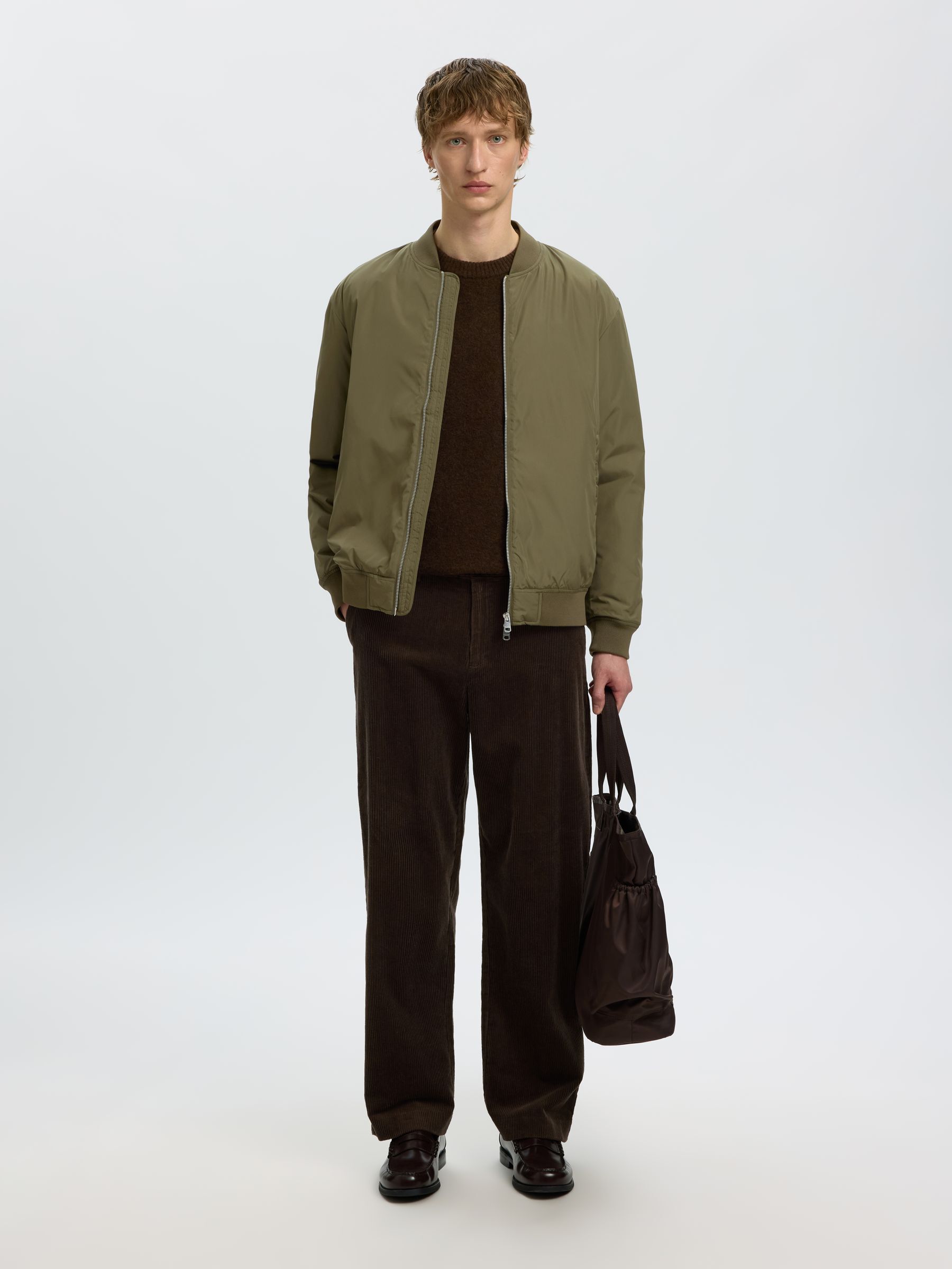 WATER REPELLENT BOMBER JACKET