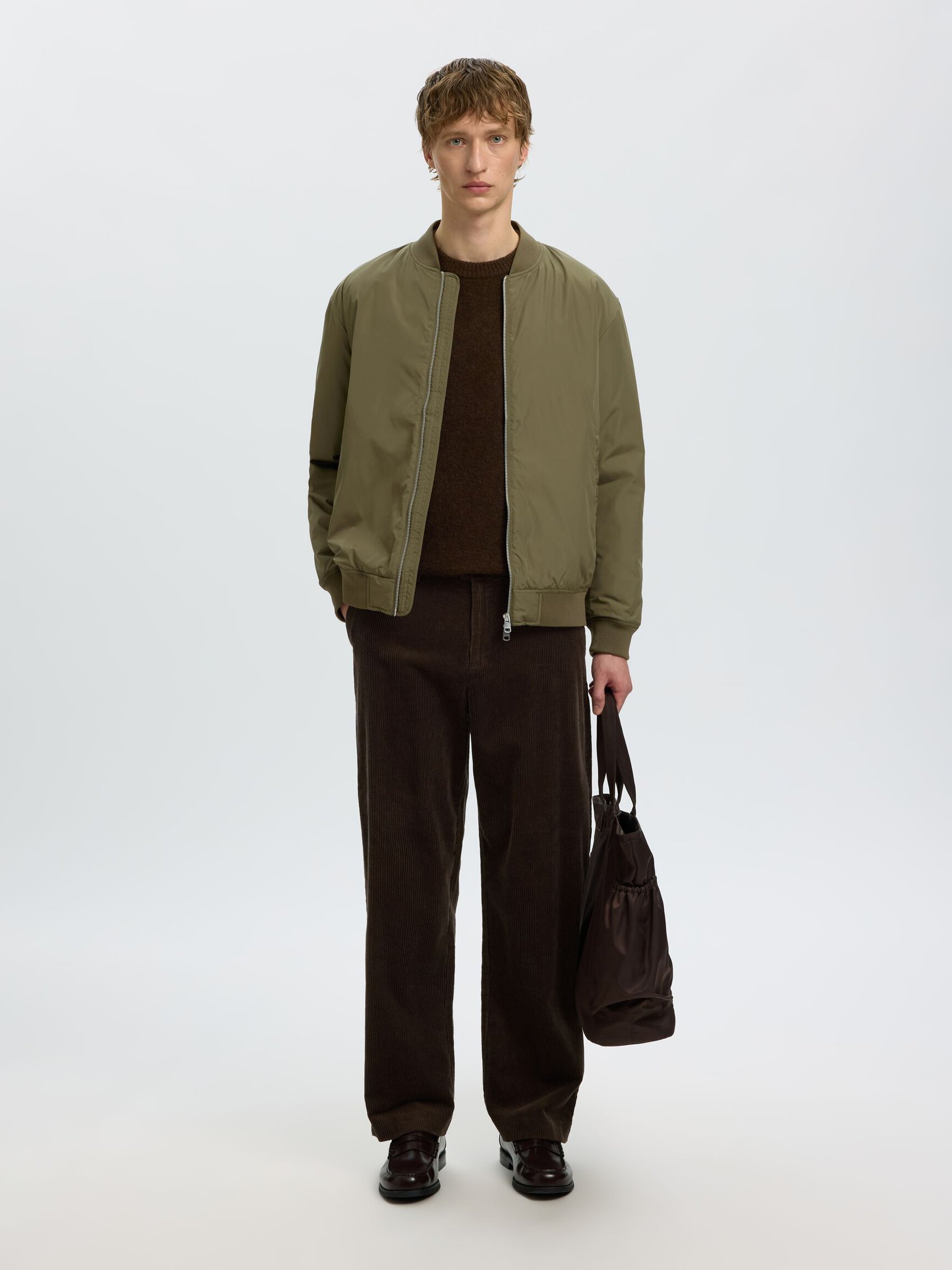 WATER REPELLENT BOMBER JACKET