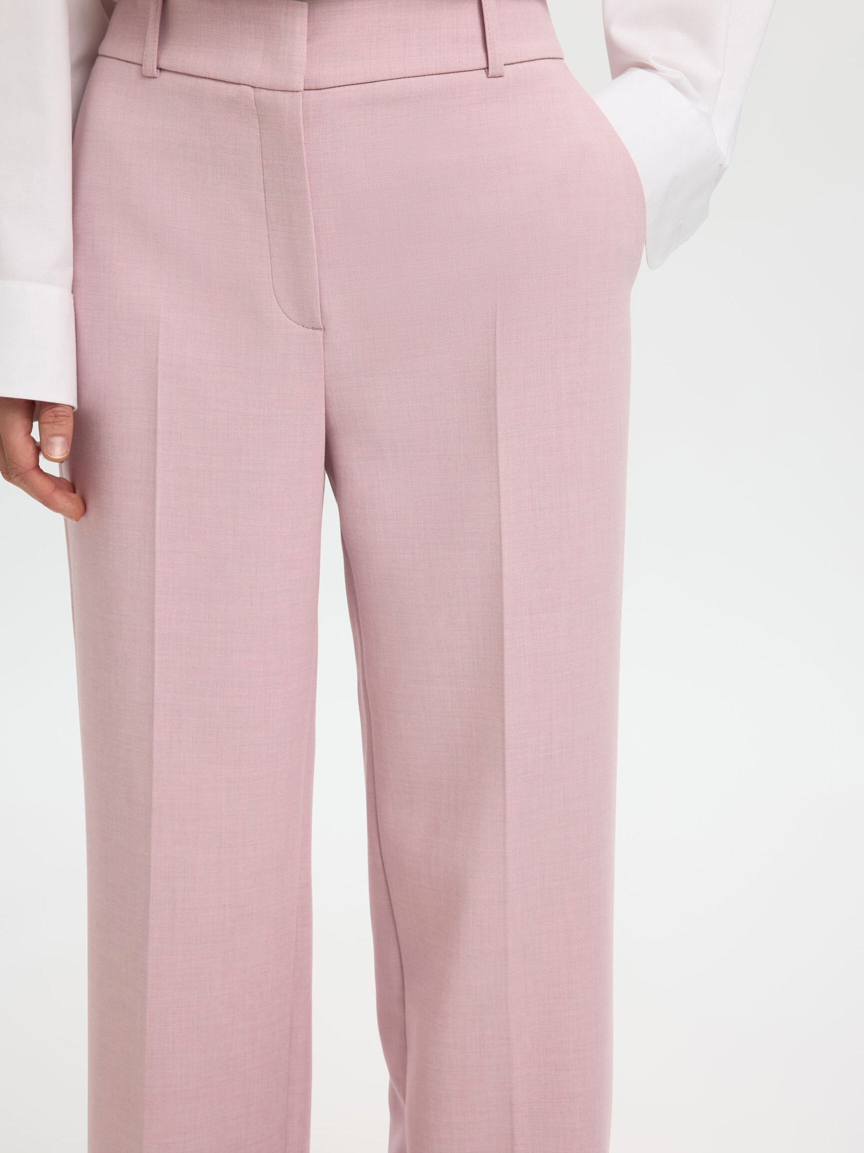 TAILORED WIDE-LEG TROUSERS