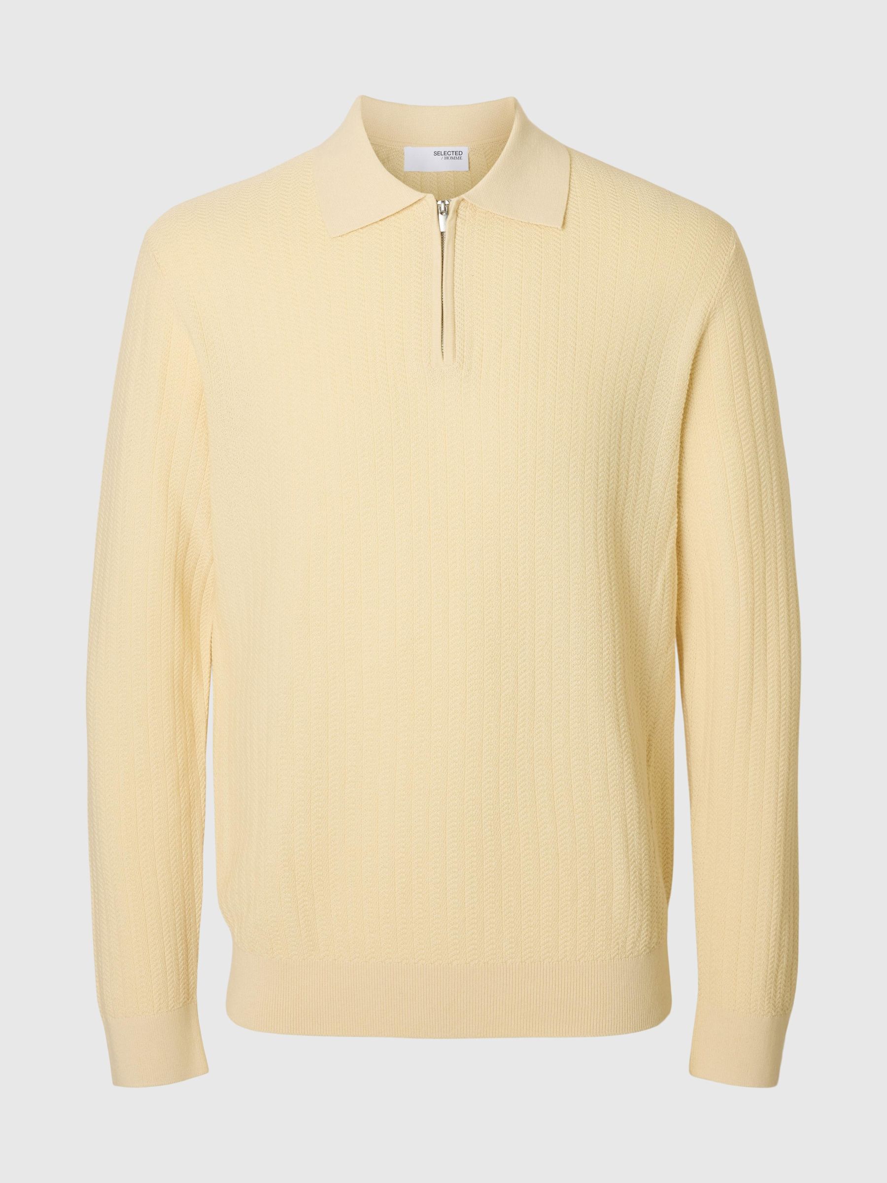 100% COTTON LONG-SLEEVED POLO