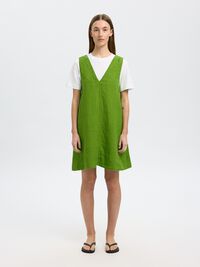 100% LINEN SLEEVELESS DRESS, Spindle Tree, highres