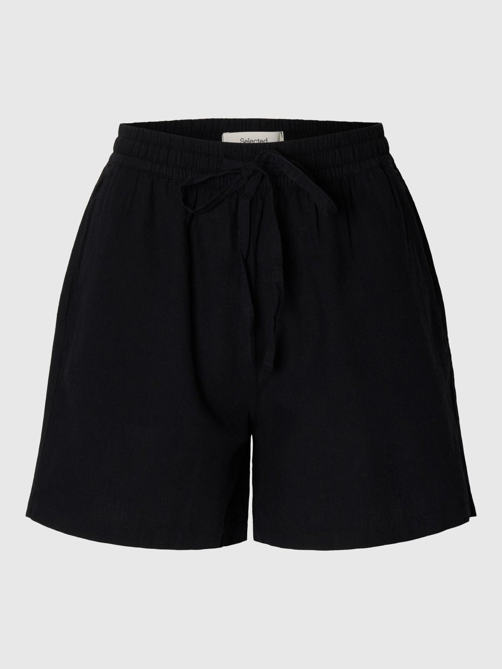 LINEN BLEND SHORTS