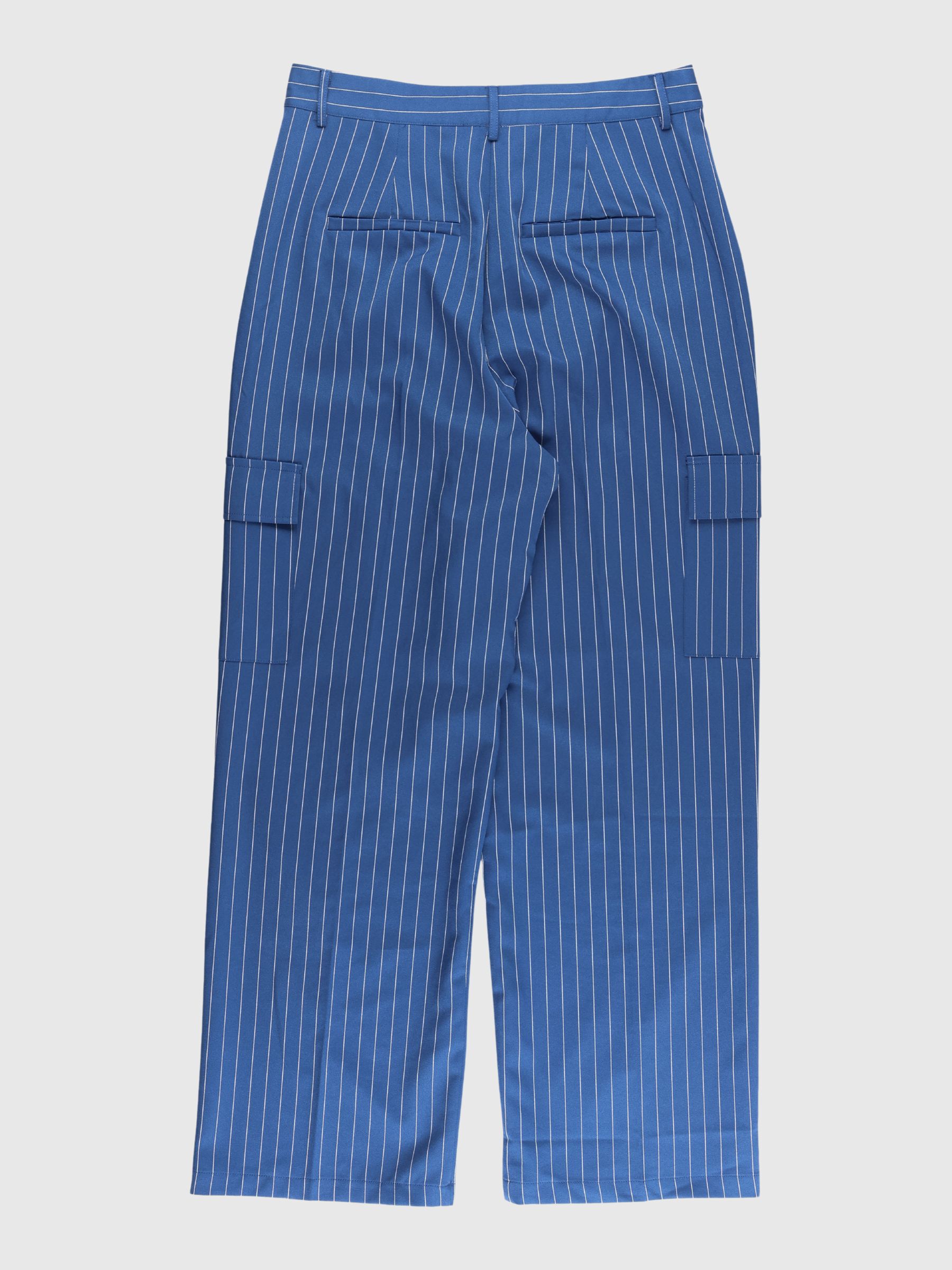 PINSTRIPE CARGO TROUSERS
