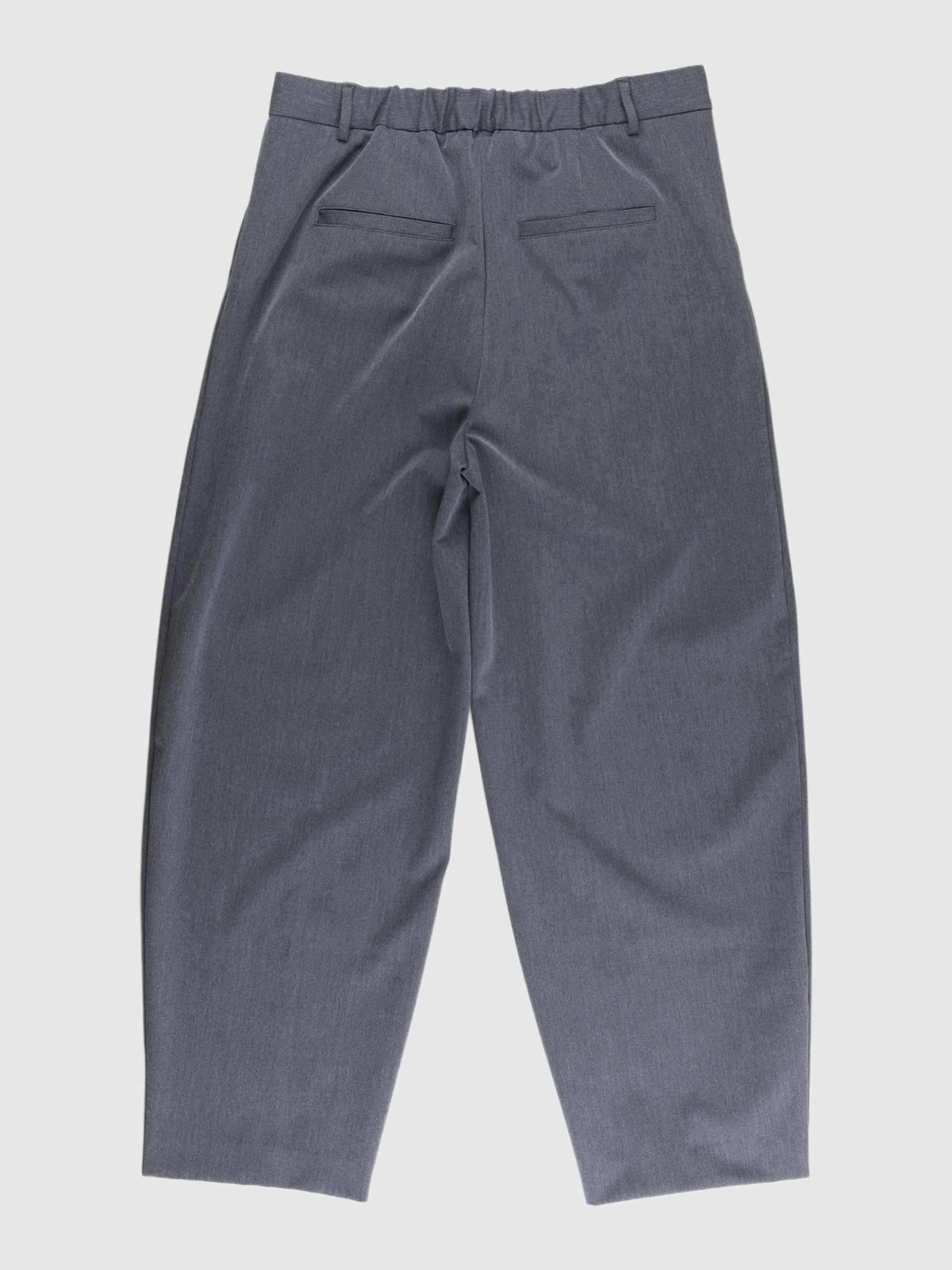 TAILORED BARREL FIT TROUSERS