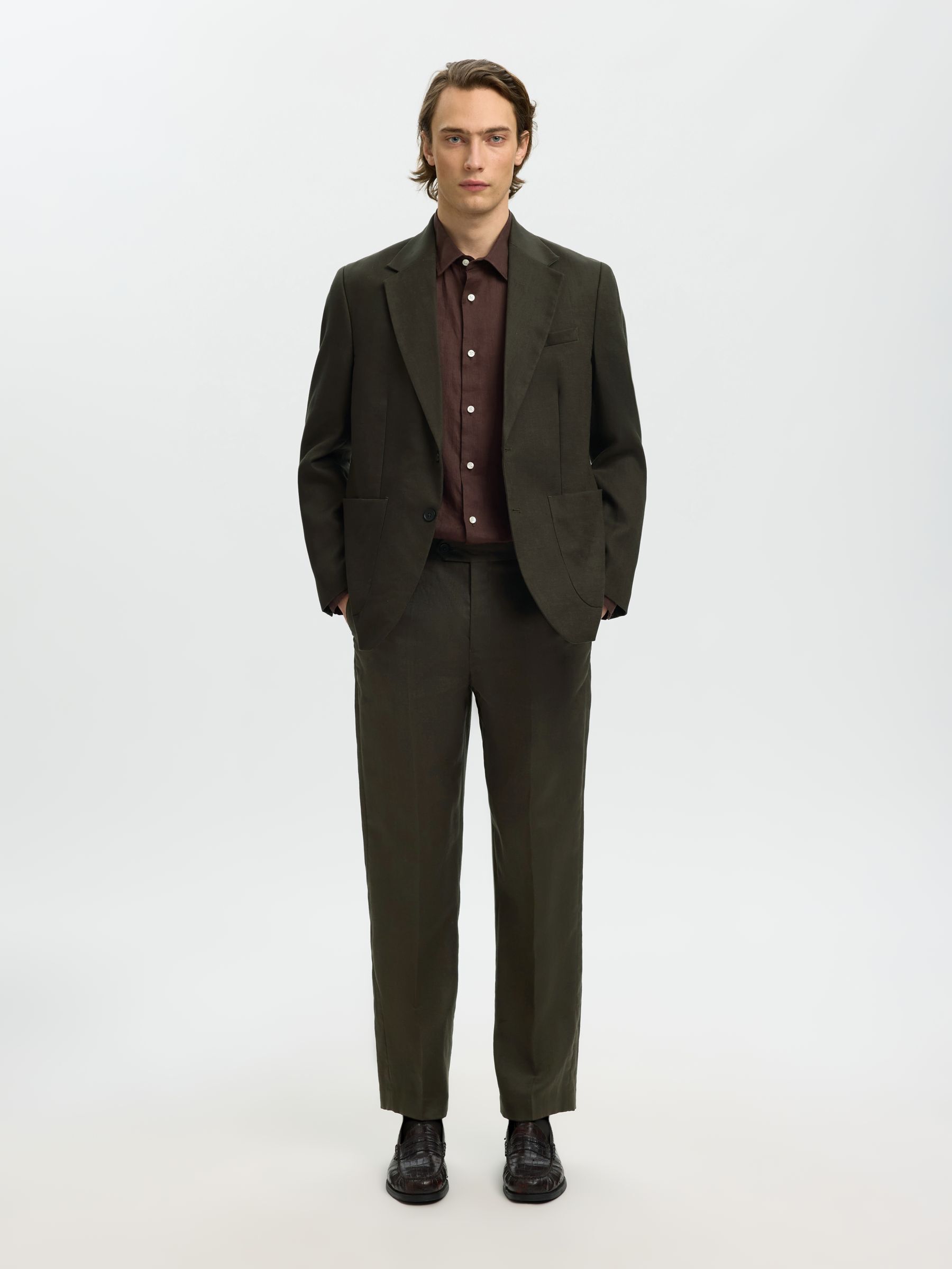 LINNEN REGULAR FIT BLAZER