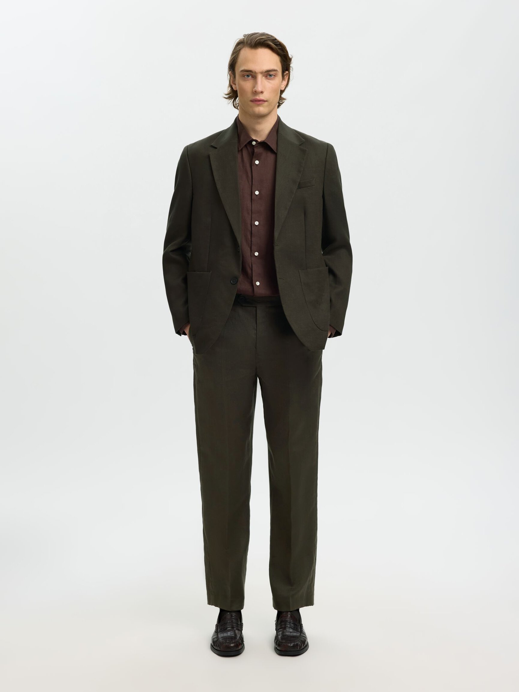 LINNEN REGULAR FIT BLAZER