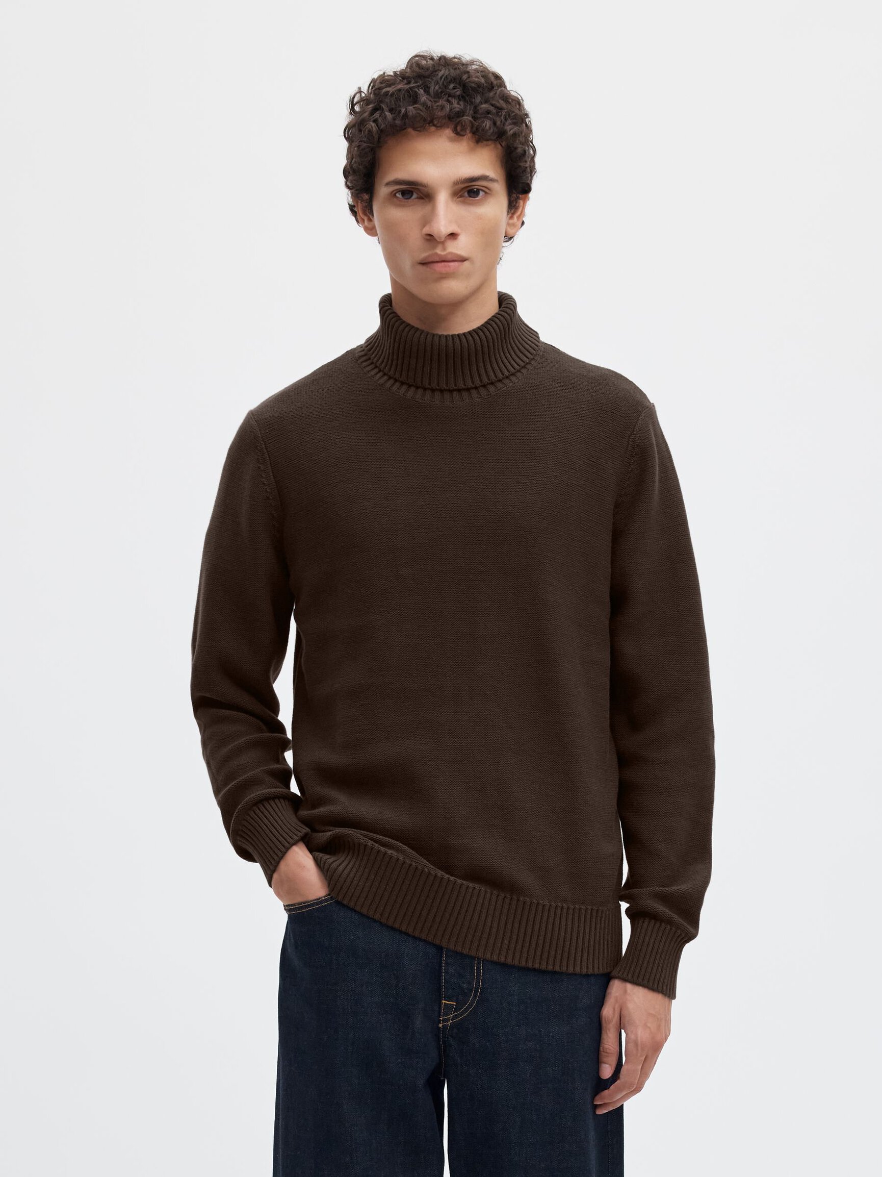 CUELLO ENROLLADO JERSEY