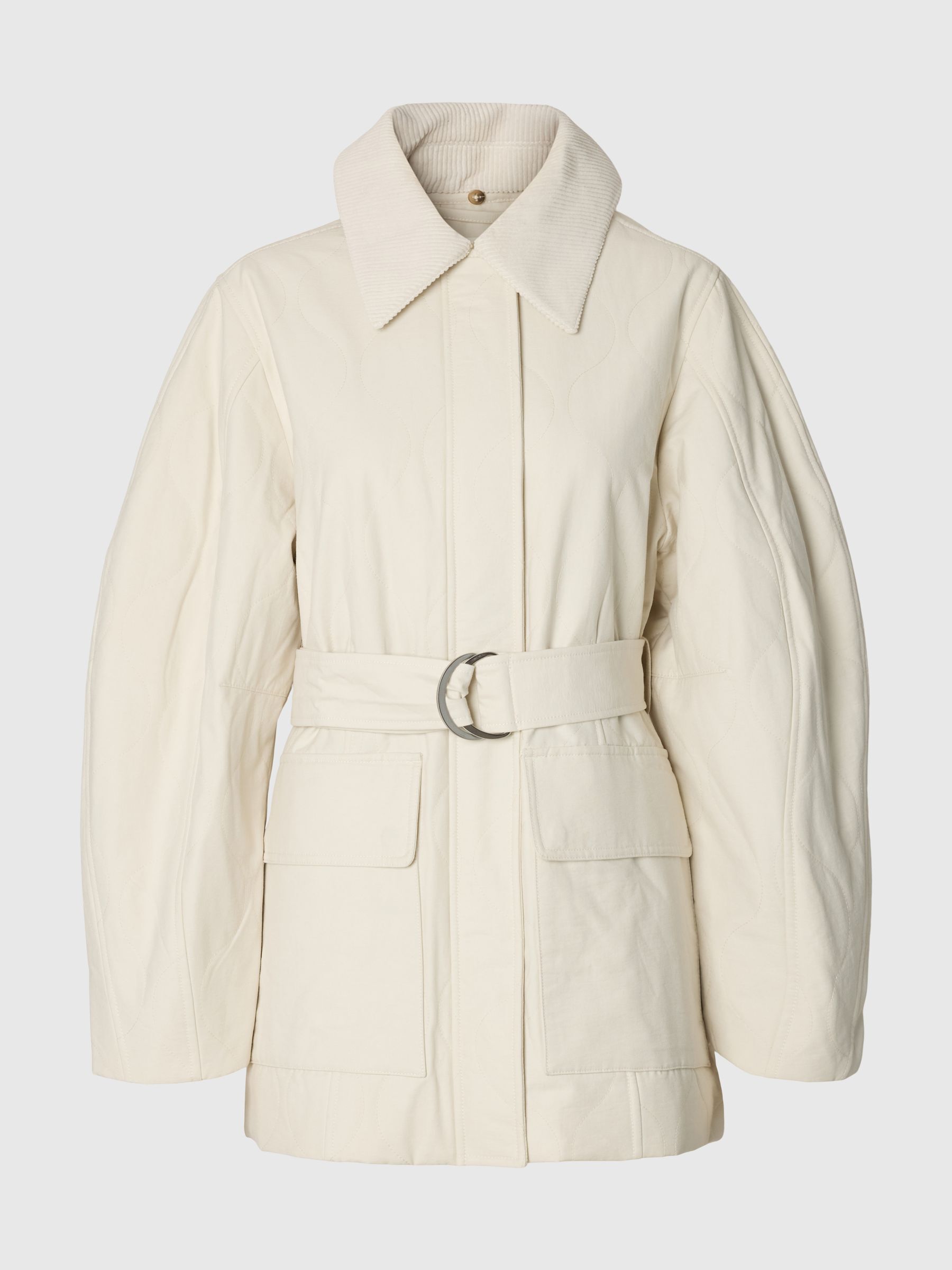 COTTON BLEND QUILTED JACKET