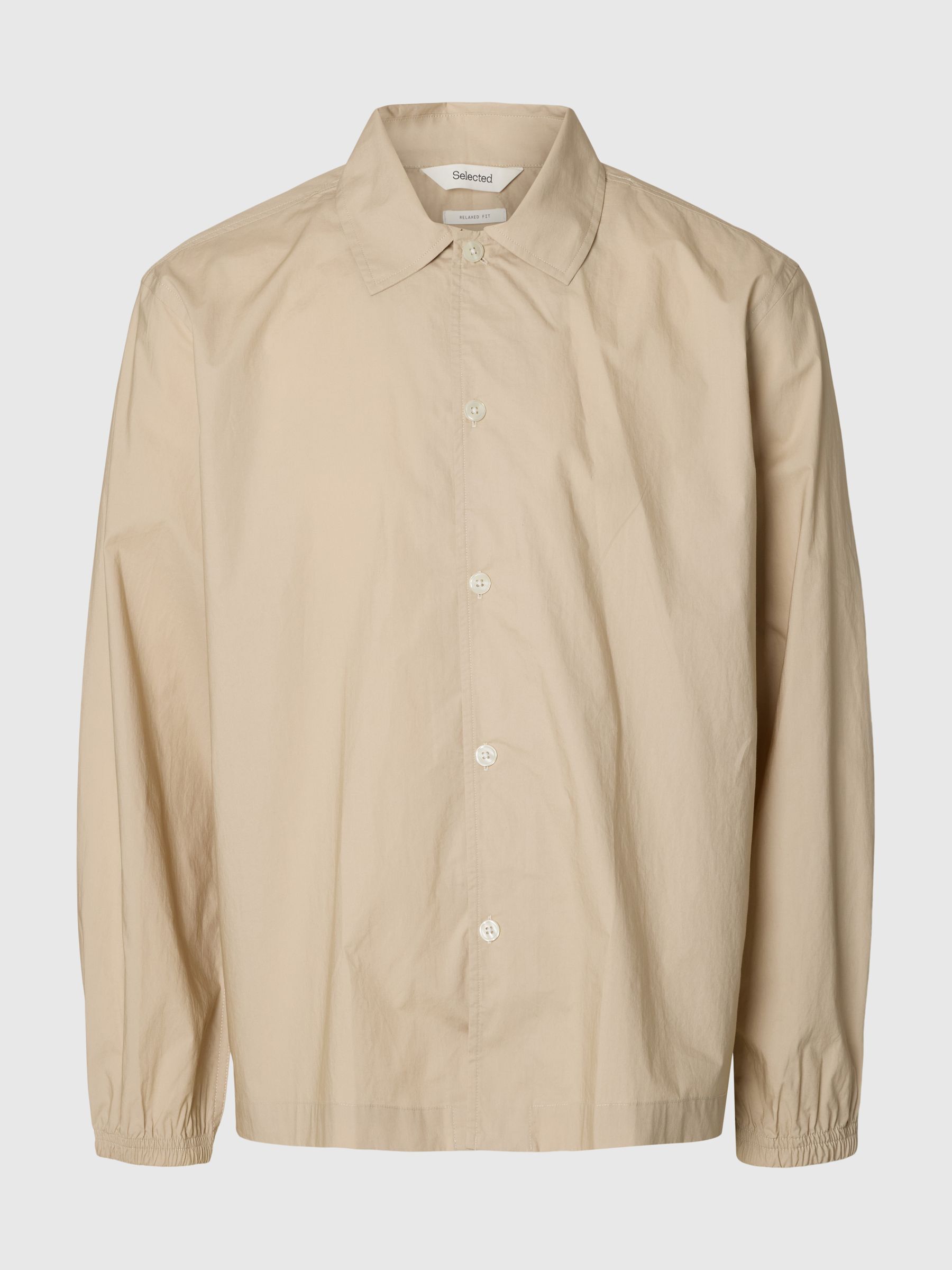 RELAXED FIT COTTON  OVERSHIRT
