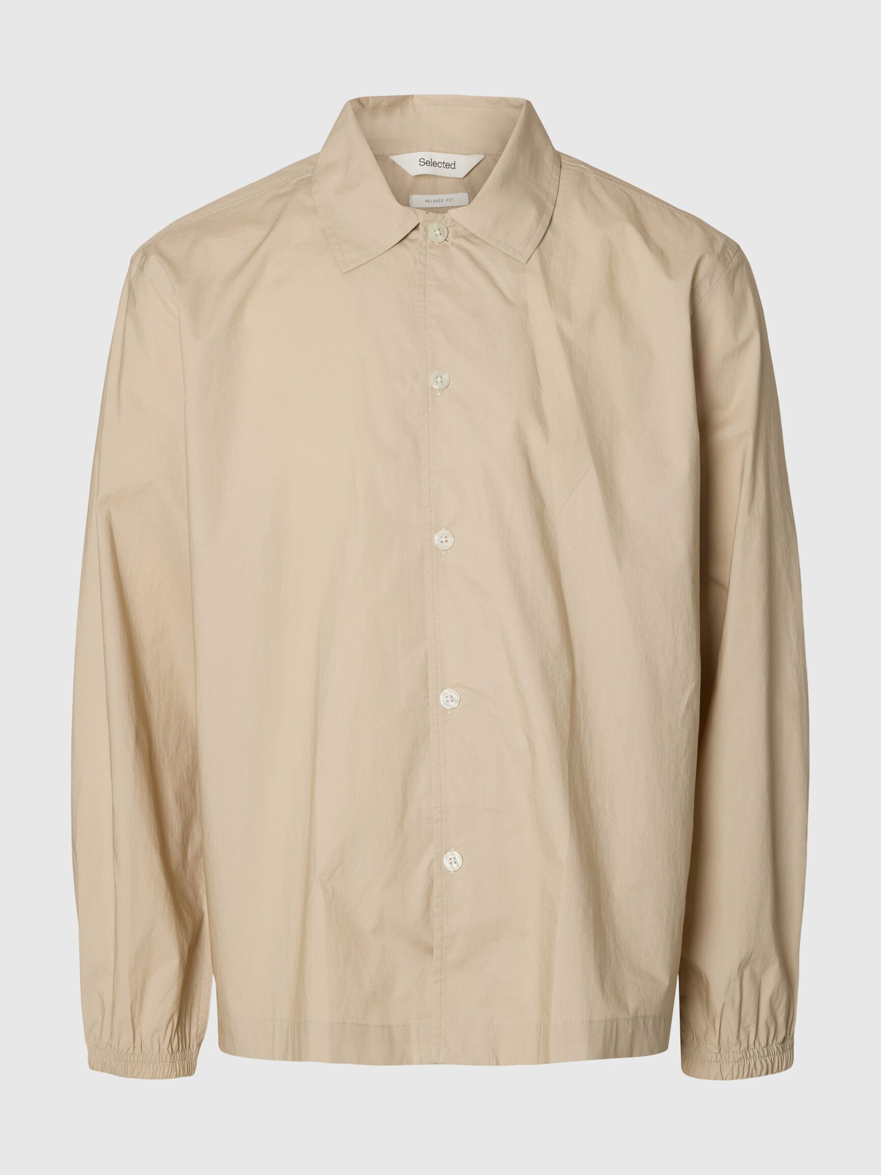 RELAXED FIT COTTON OVERSHIRT