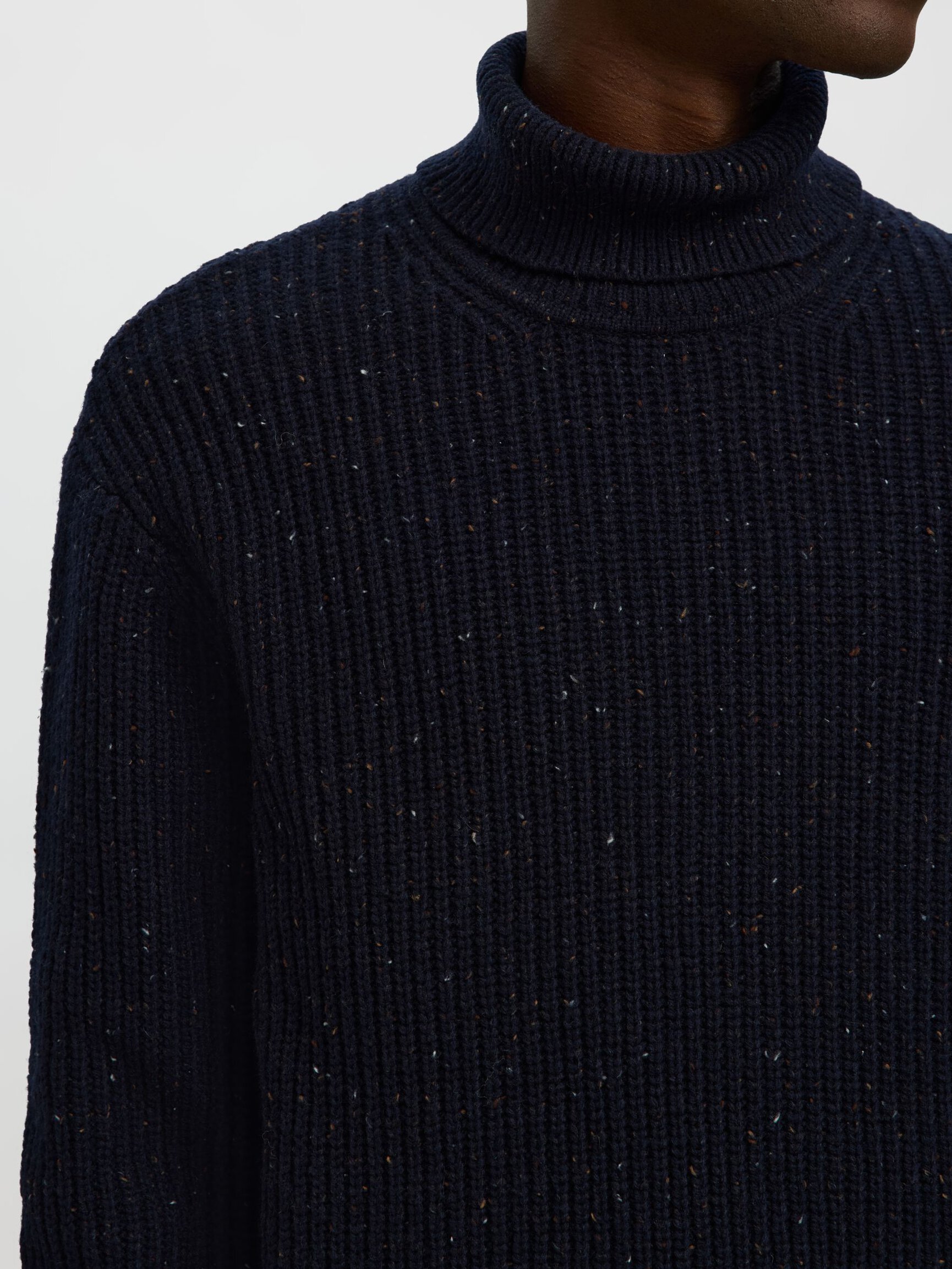 WOOL BLEND KNITTED PULLOVER