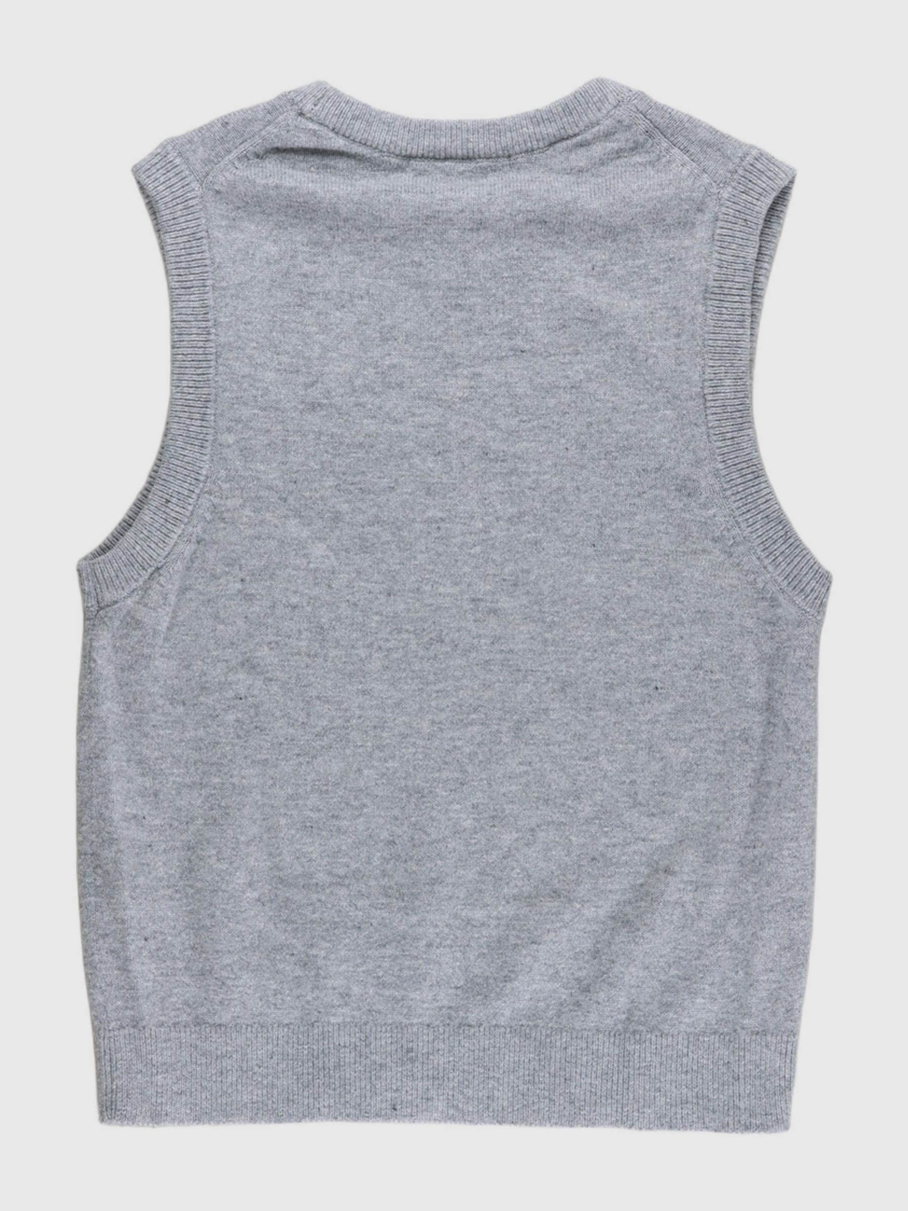 RONDE HALS GEBREID GILET