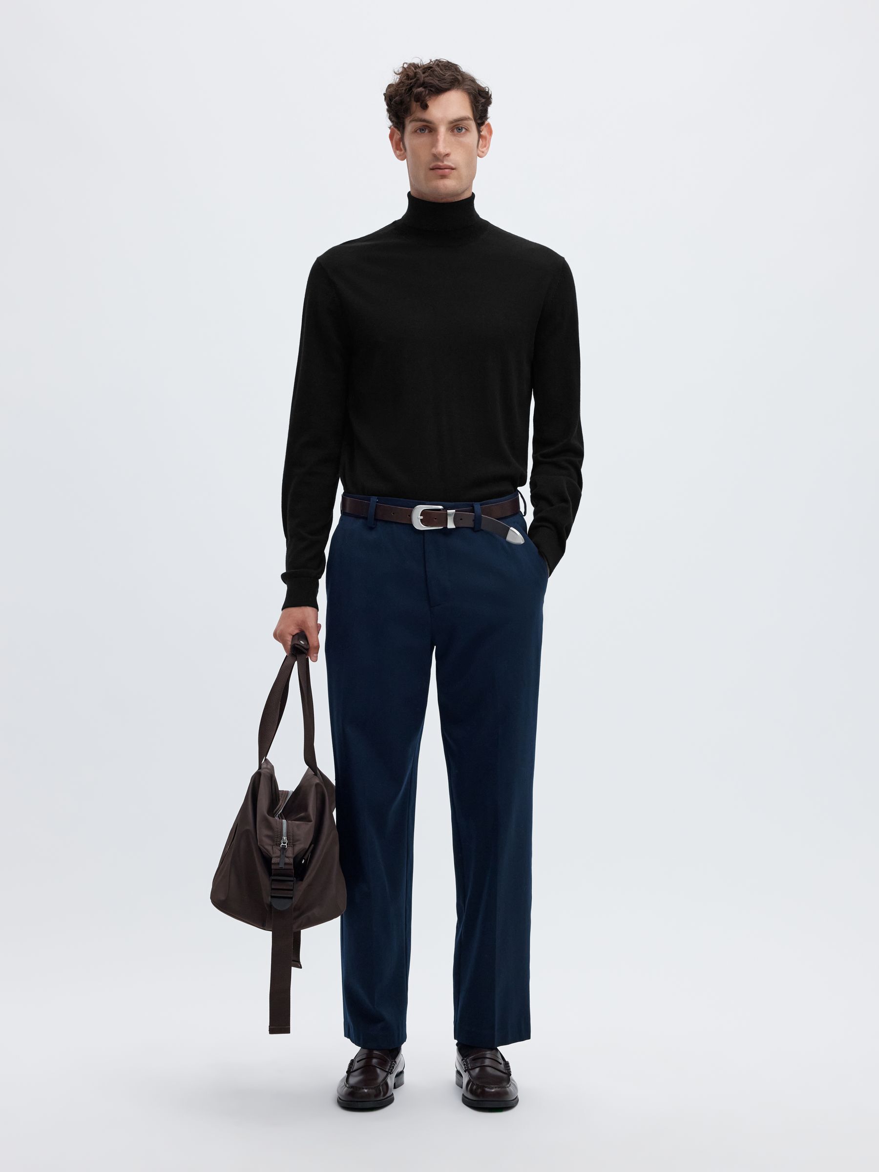 100% MERINO WOOL TURTLENECK