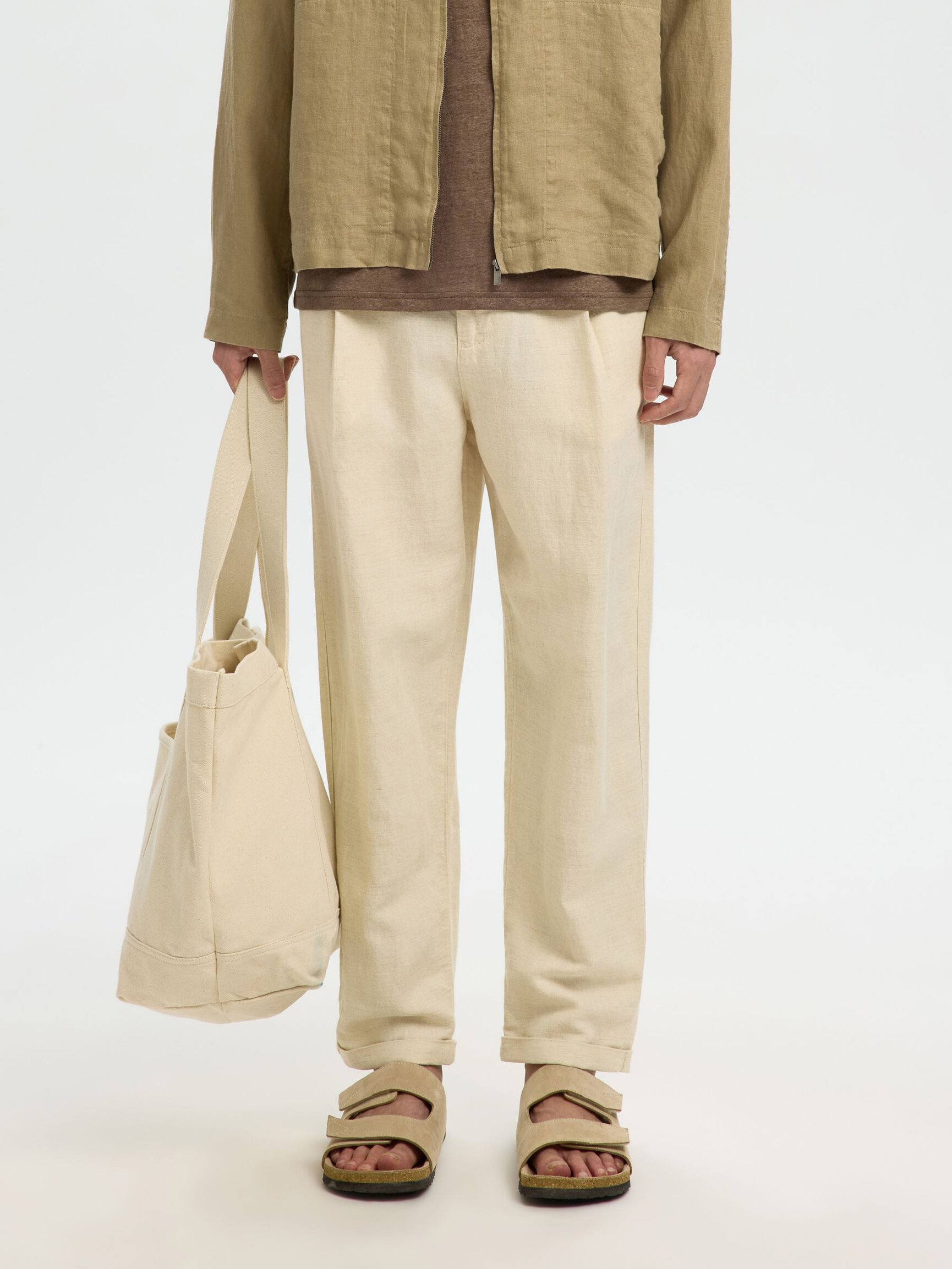 COUPE DÉCONTRACTÉE RACCOURCIE PANTALON