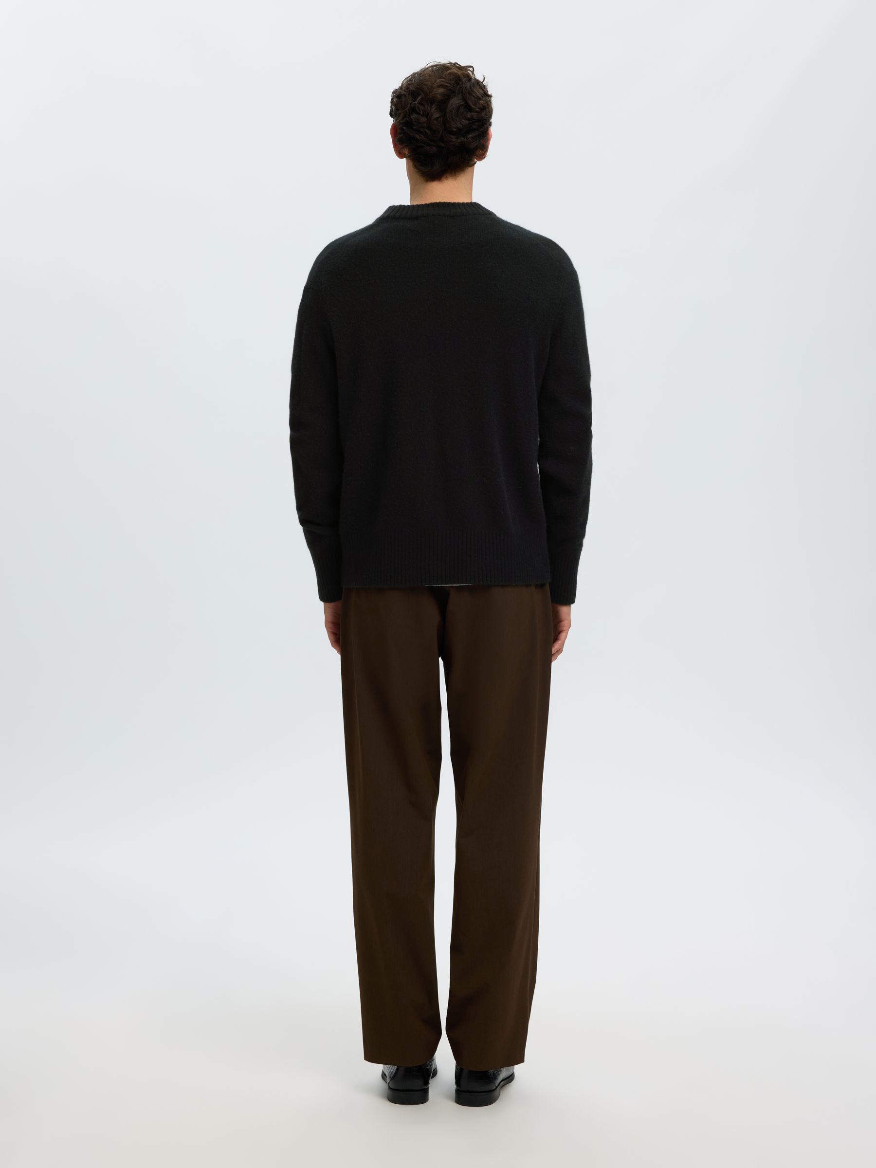 CACHEMIRE MÉLANGÉ PULL EN MAILLE