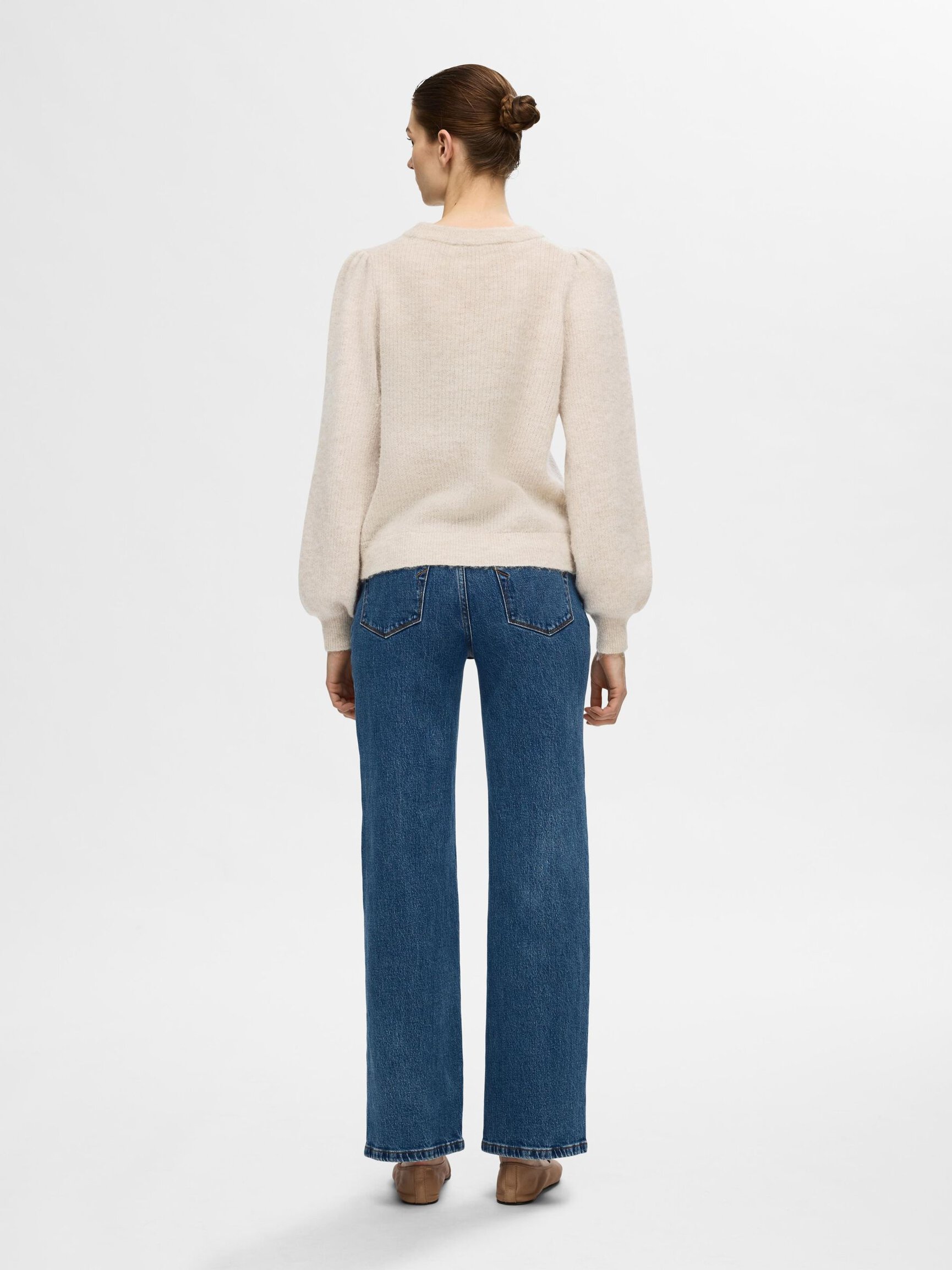 WOOL BLEND KNITTED JUMPER