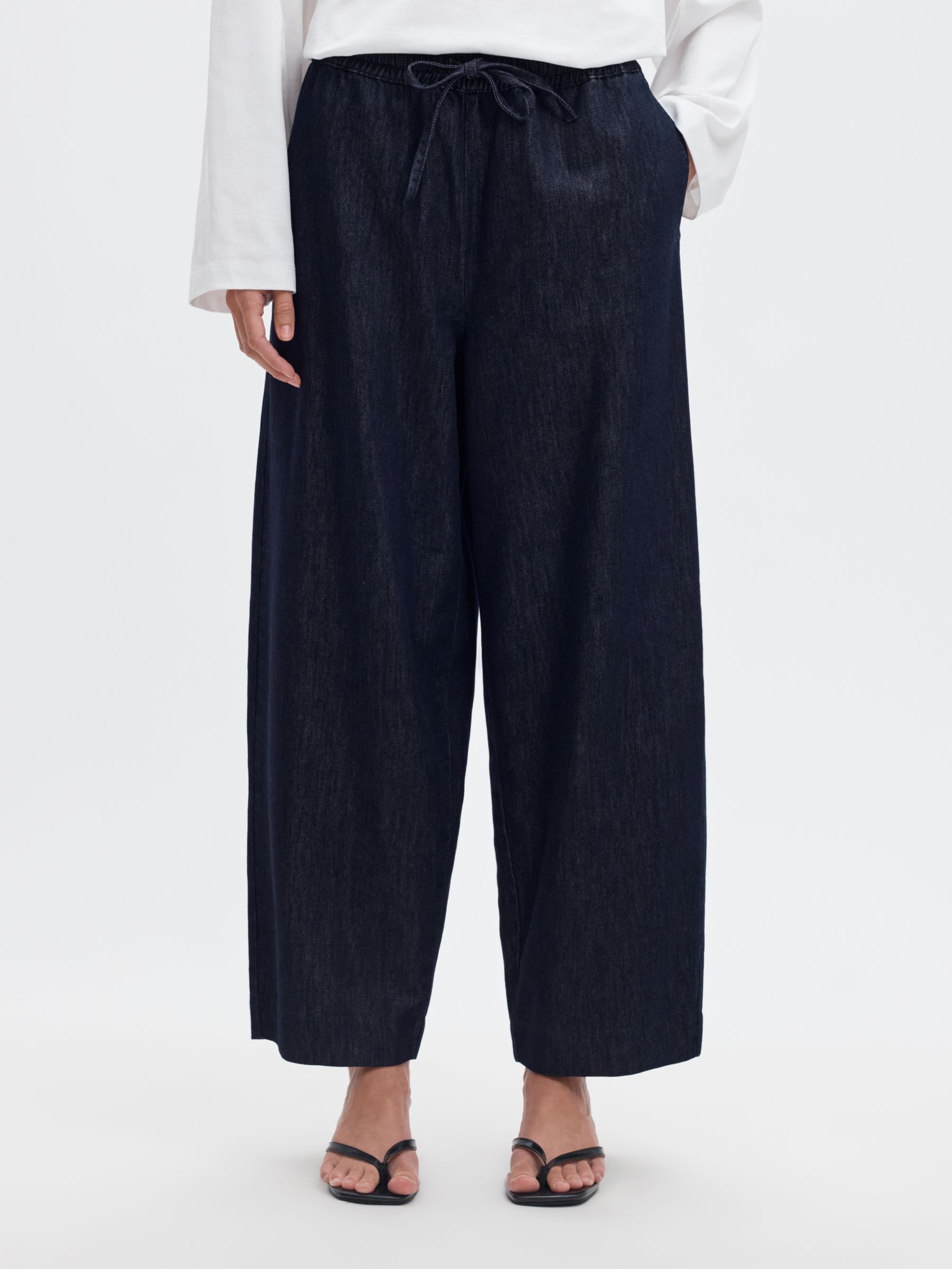 MID-WAIST BARREL FIT HOSEN