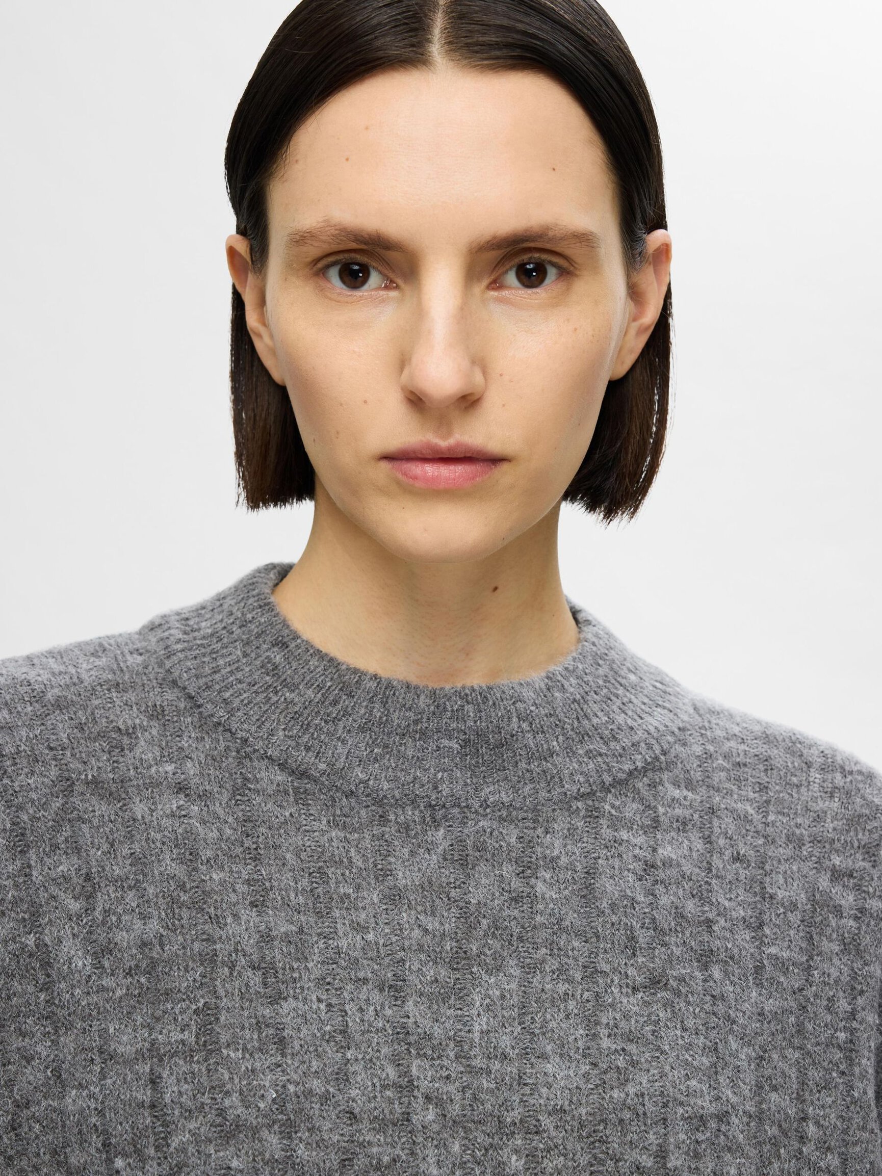 LOOSE FIT WOOL BLEND JUMPER