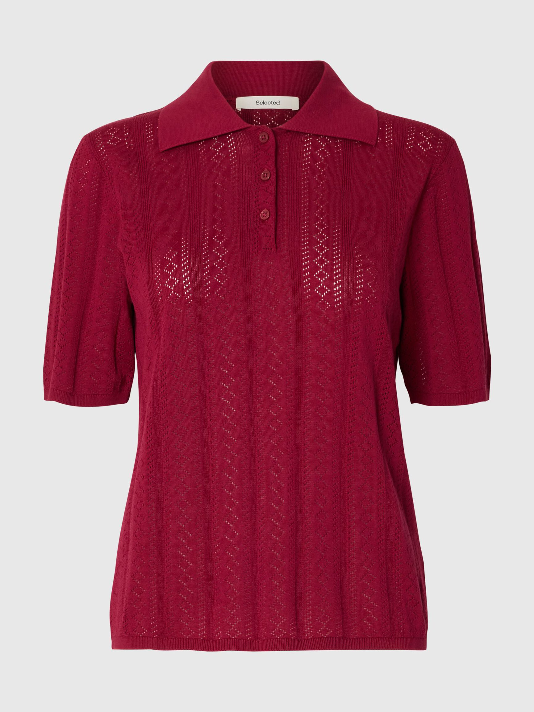 COTTON KNITTED POLO SHIRT