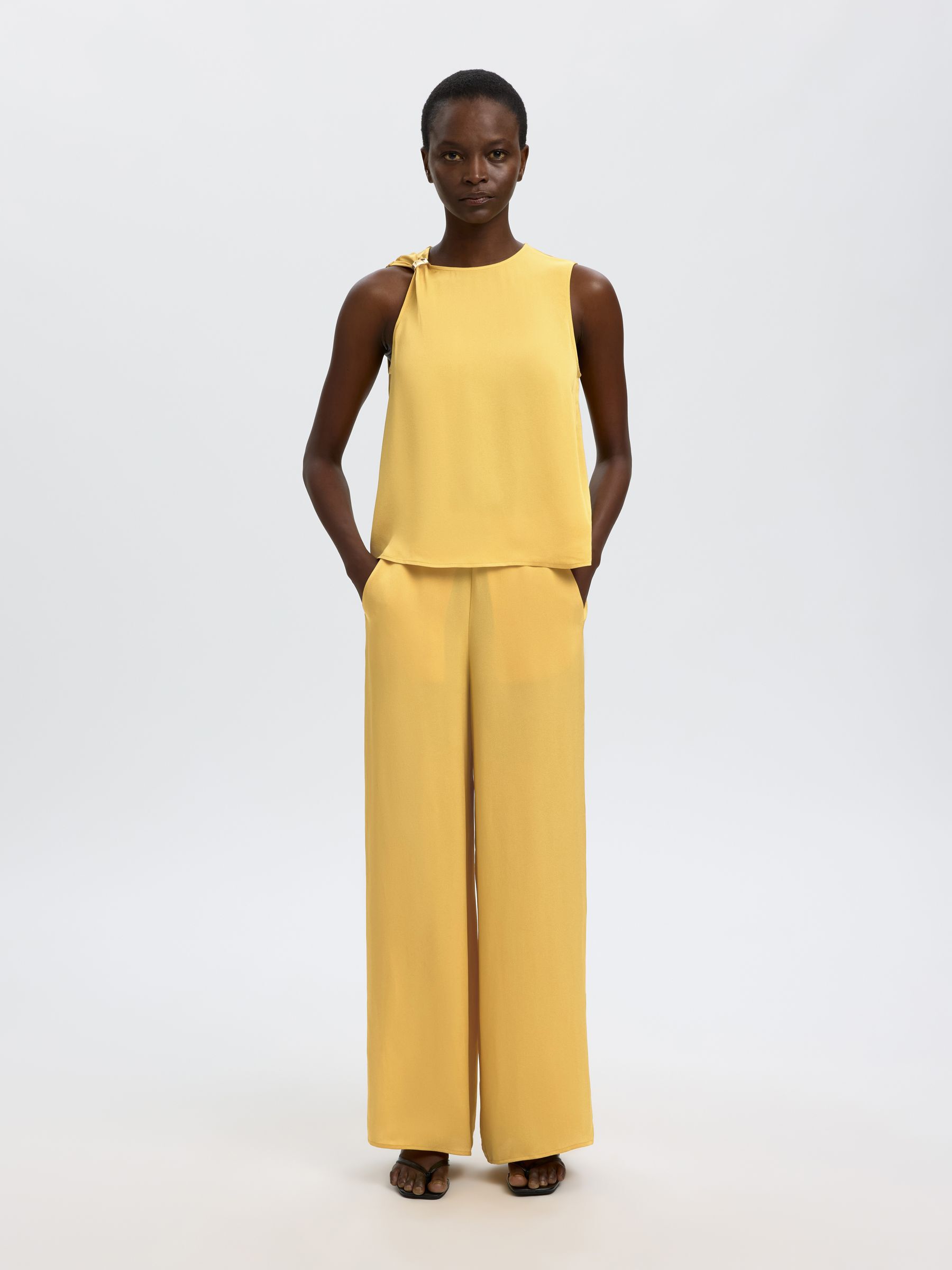 STRAIGHT FIT TROUSERS