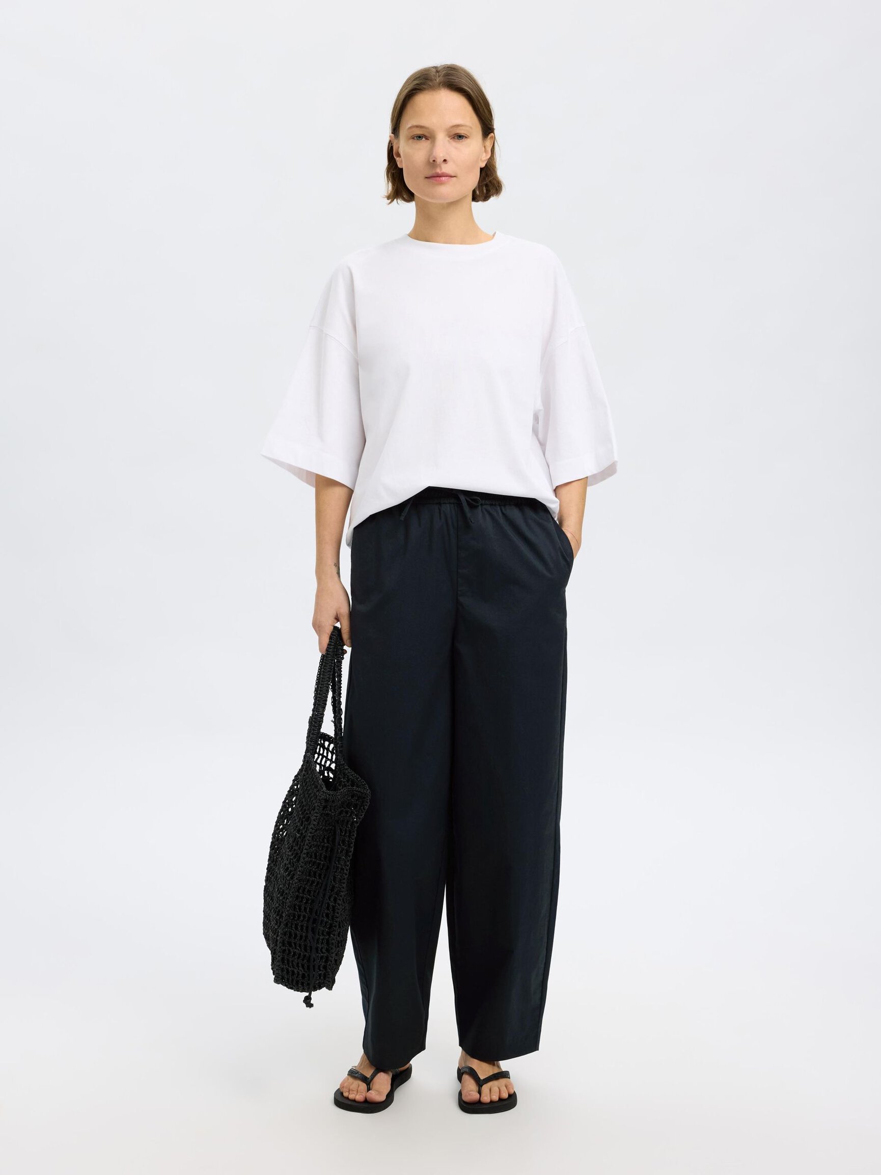 COTON PANTALONS BARREL