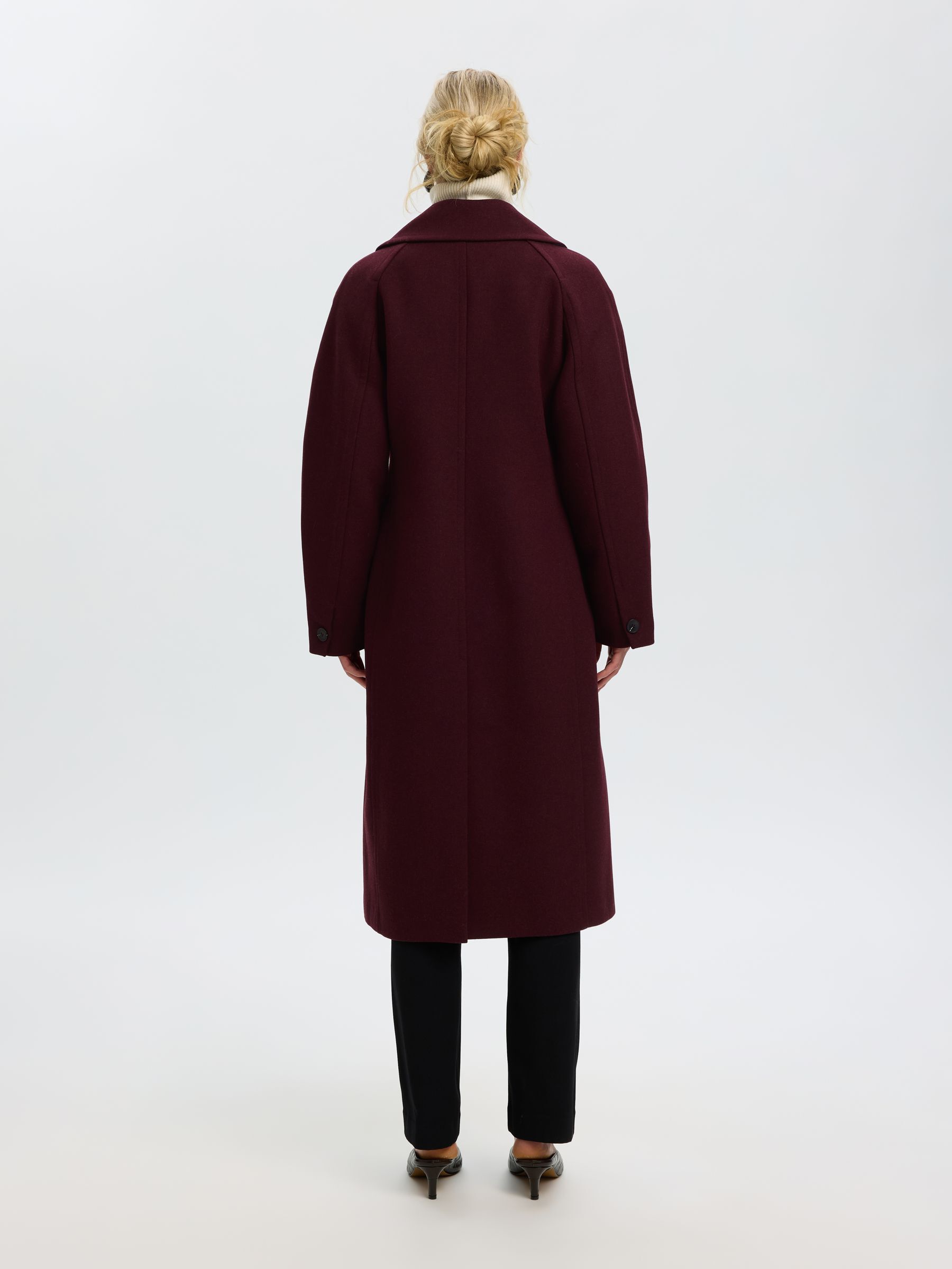 WOOL BLEND LONG COAT