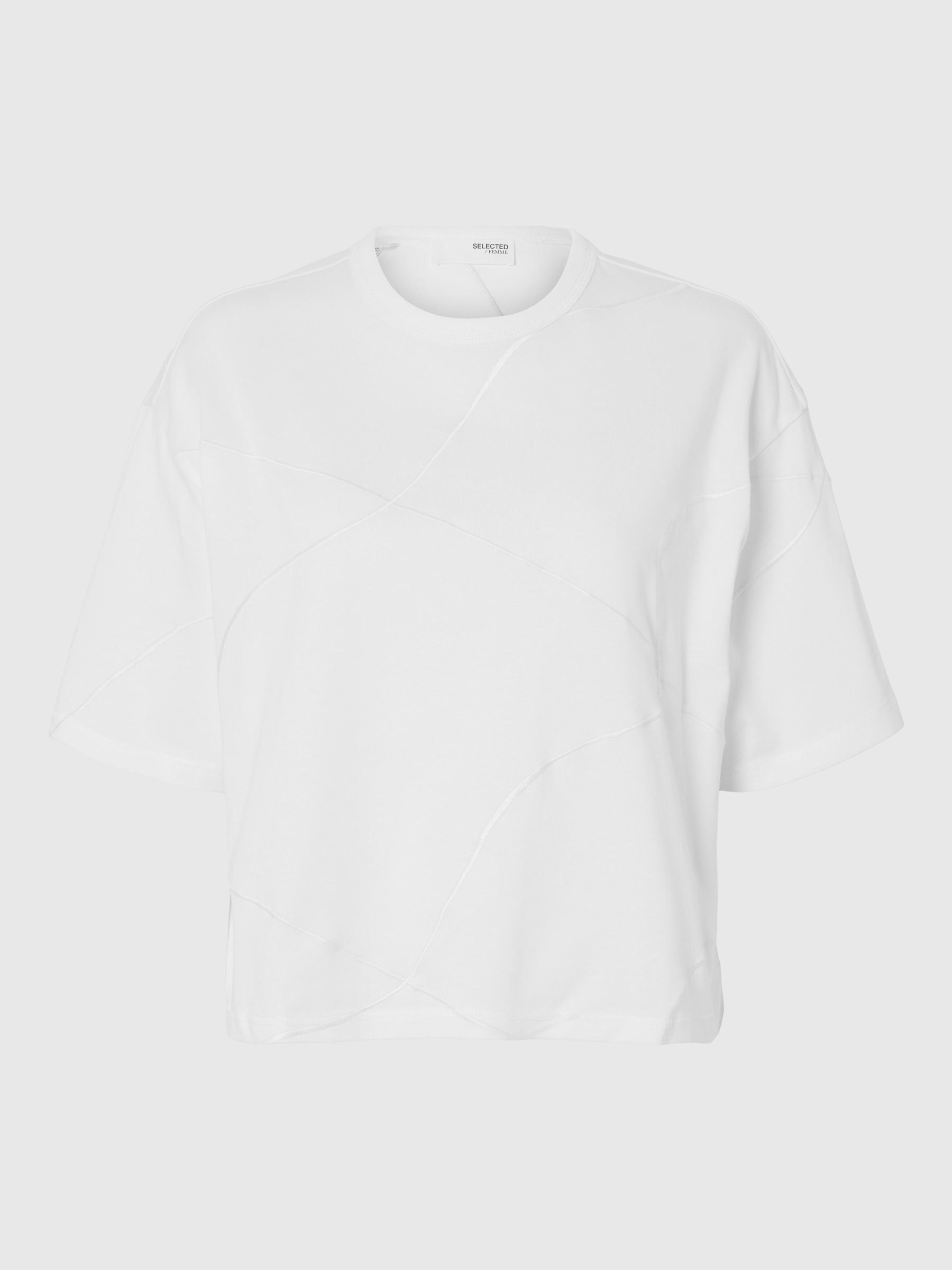 EMBROIDERED CROPPED T-SHIRT