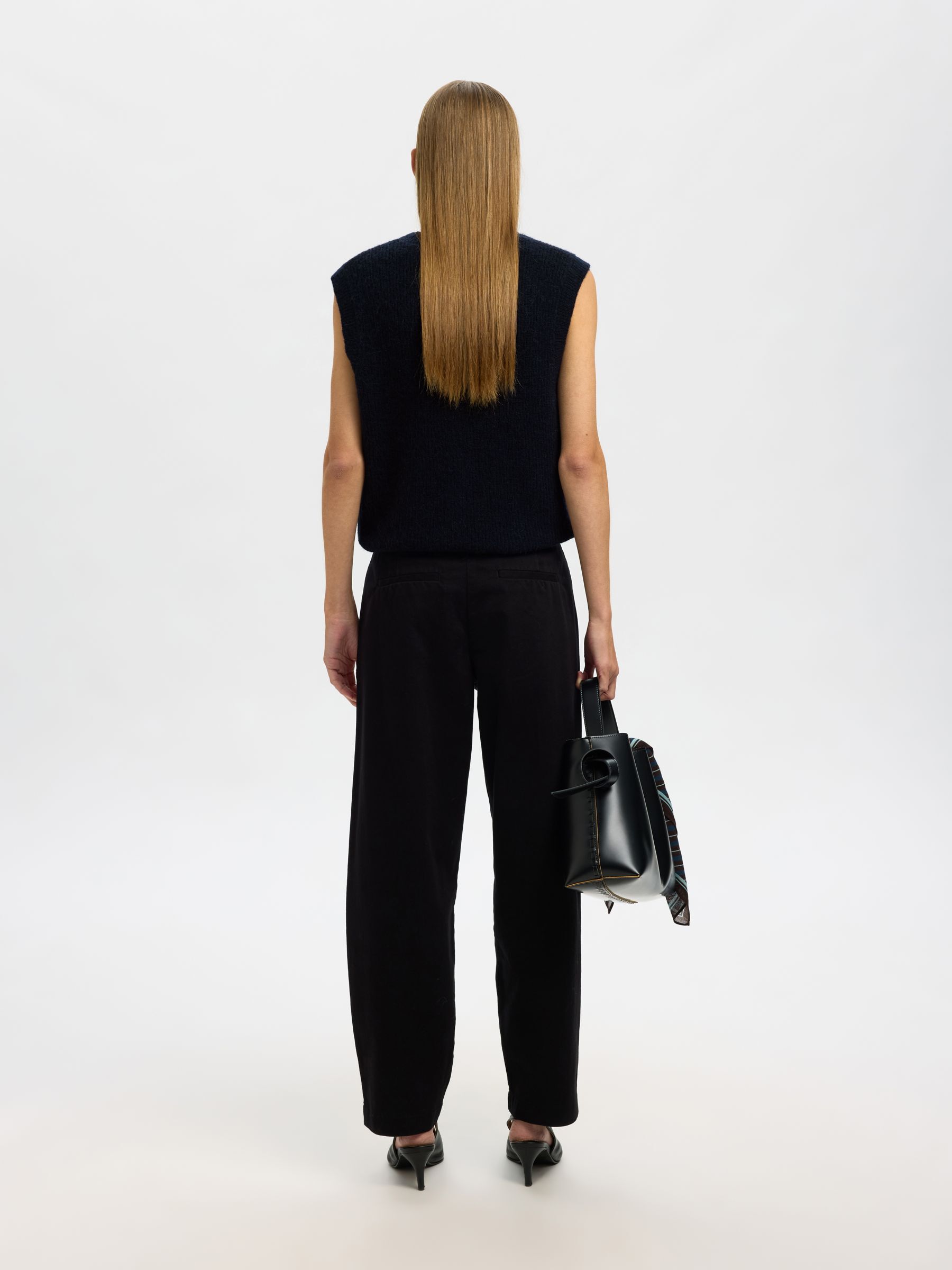 WOOL BLEND  KNITTED VEST