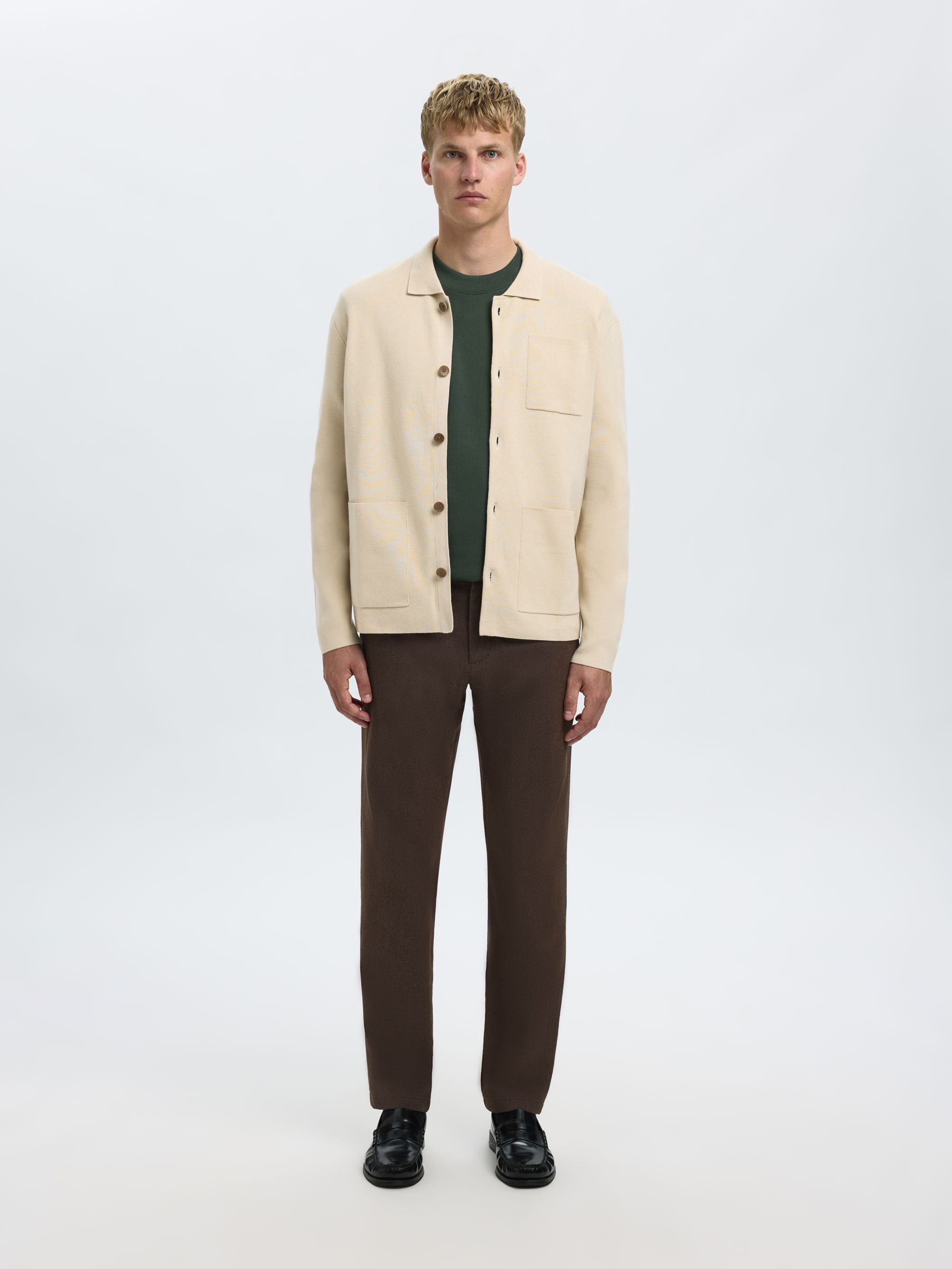 175 SLIM FIT BRUSHED CHINO