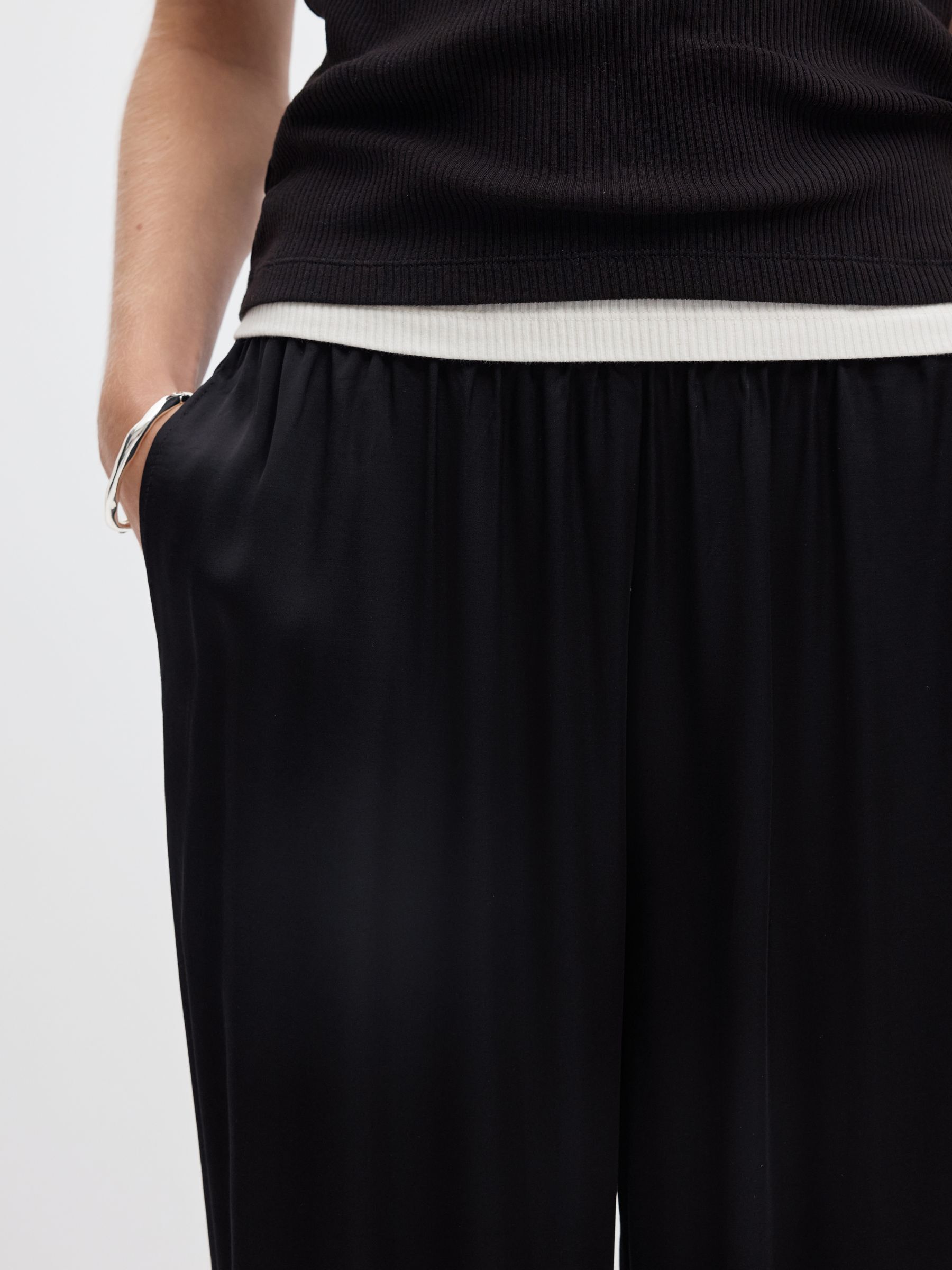 VISCOSE BALLOON FIT TROUSERS