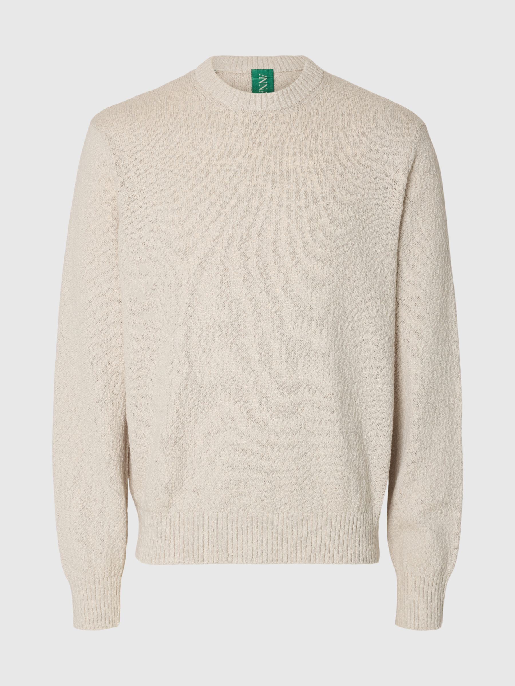 COTTON CREWNECK JUMPER