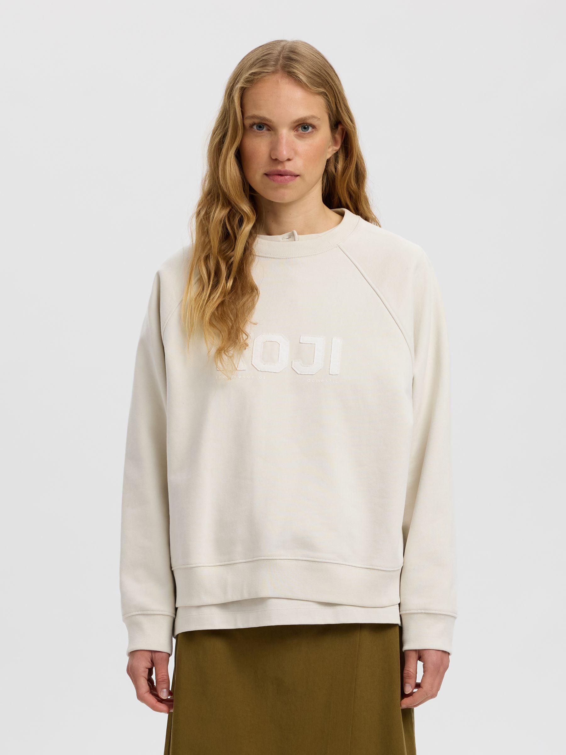 ORGANIC COTTON LONG SLEEVED SWEATSHIRT