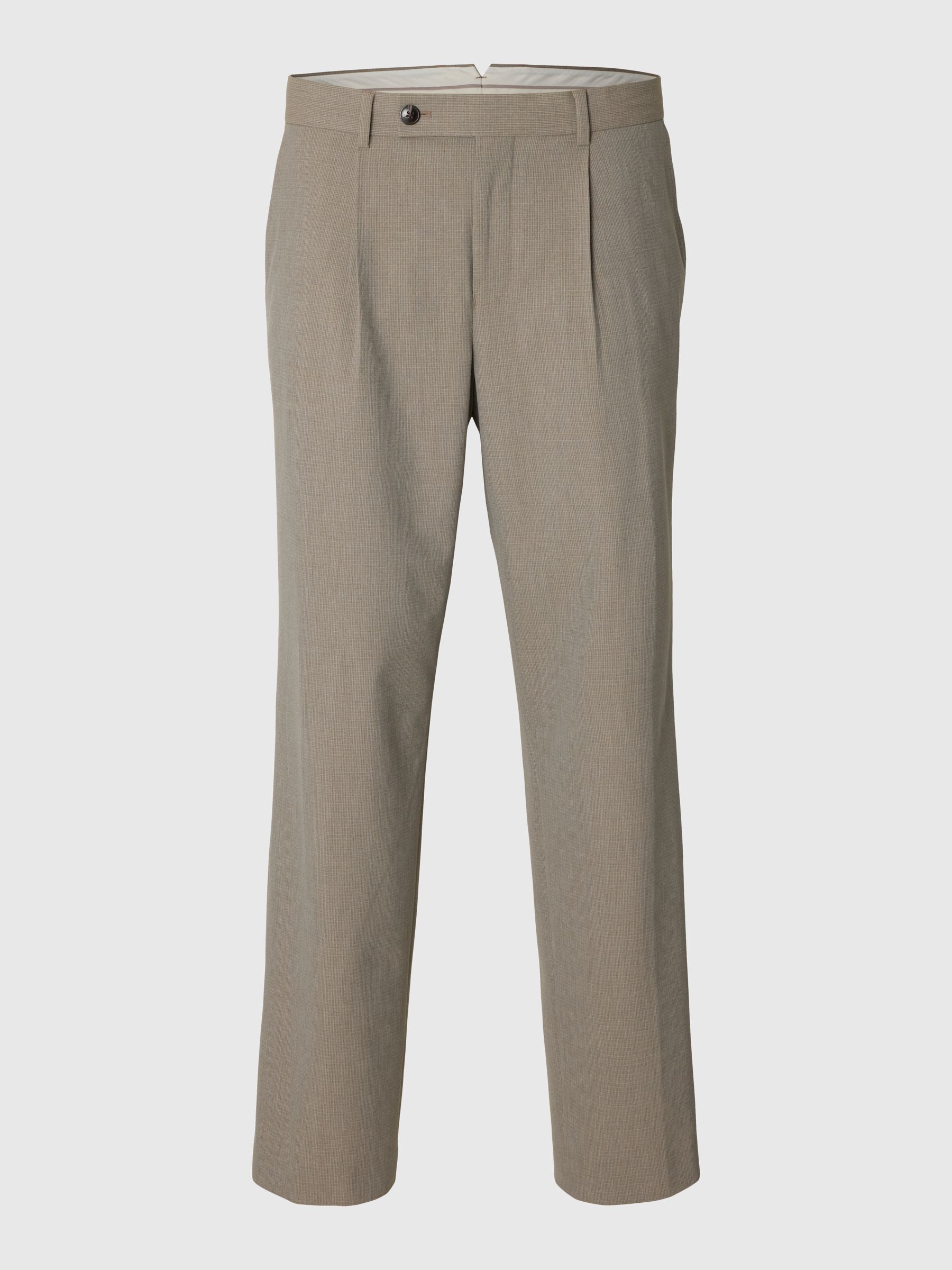 PLEATED RELAXED FIT TROUSERS